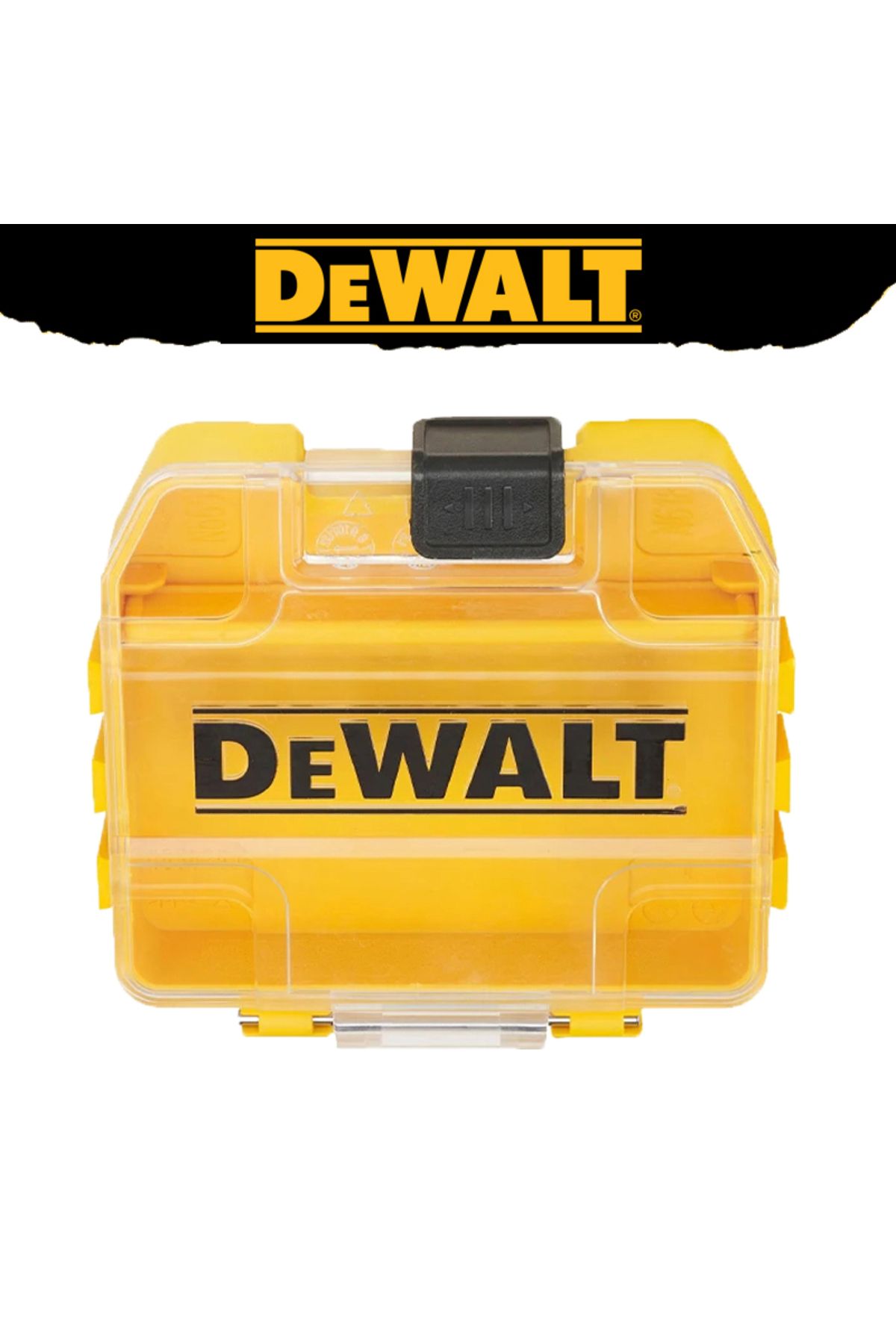Choice-Yellow Small 1pcs Dewalt Original Small Medium Large Case Toolbox Baffle Drill Bit Holder Diy Multif 1
