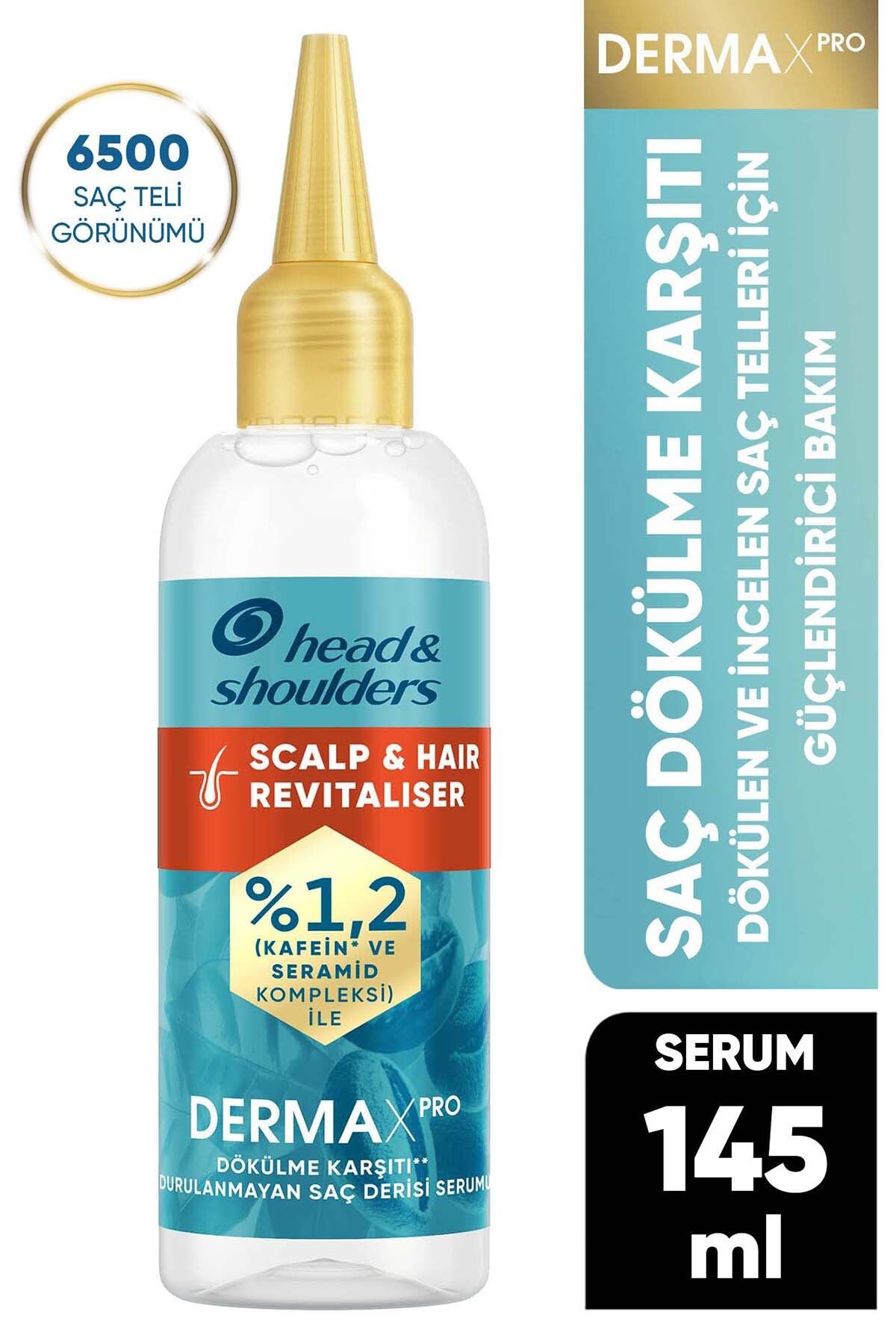 Head&Shoulders DermaXPRO Scalp & Hair Revitalizer Dökülme Karşıtı Durulanmayan Saç Derisi Serumu Kafein ve Seramid