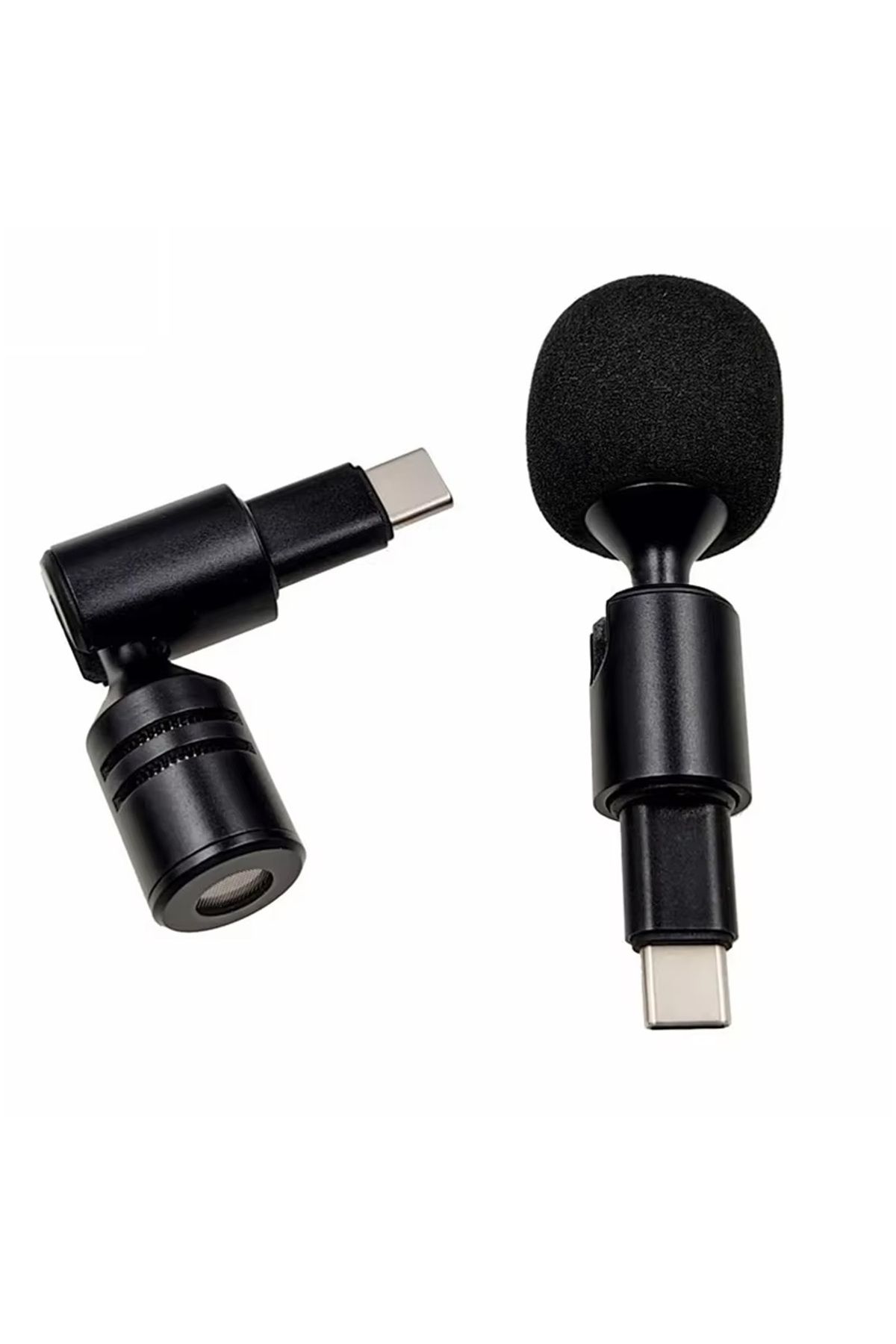 Microcase İphone 15 16 Serisi İçin 90 Derece Döner Başlıklı Mini Type-C Ses Kayıt ve Mikrofon - AL4946