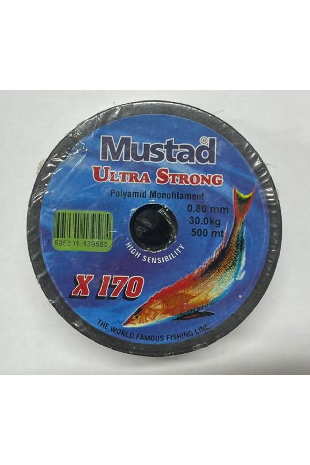 Mustad Ultra Strong 500 Mt 0.80 mm 30 Kg misina