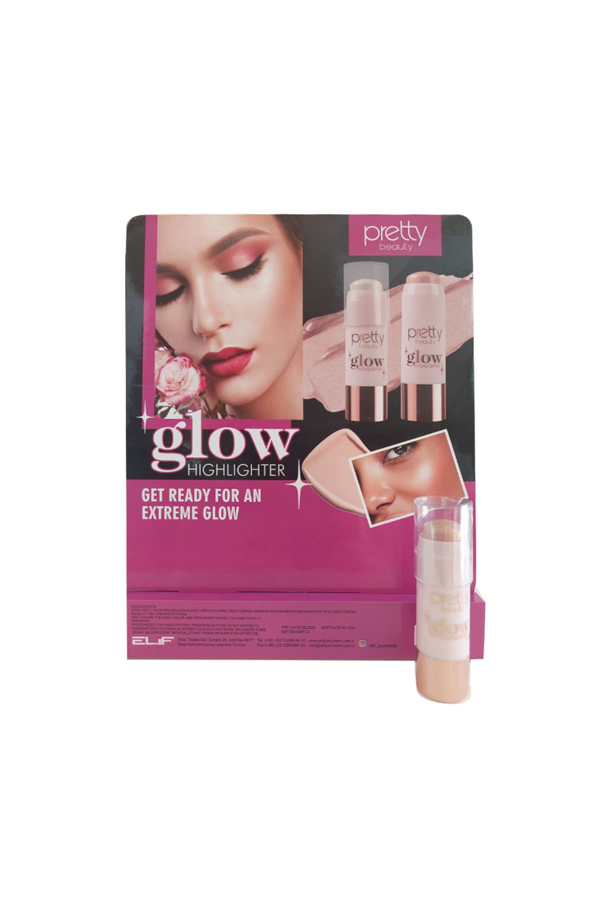 Pretty Pb-931 Glow Stick Highlighter No:02