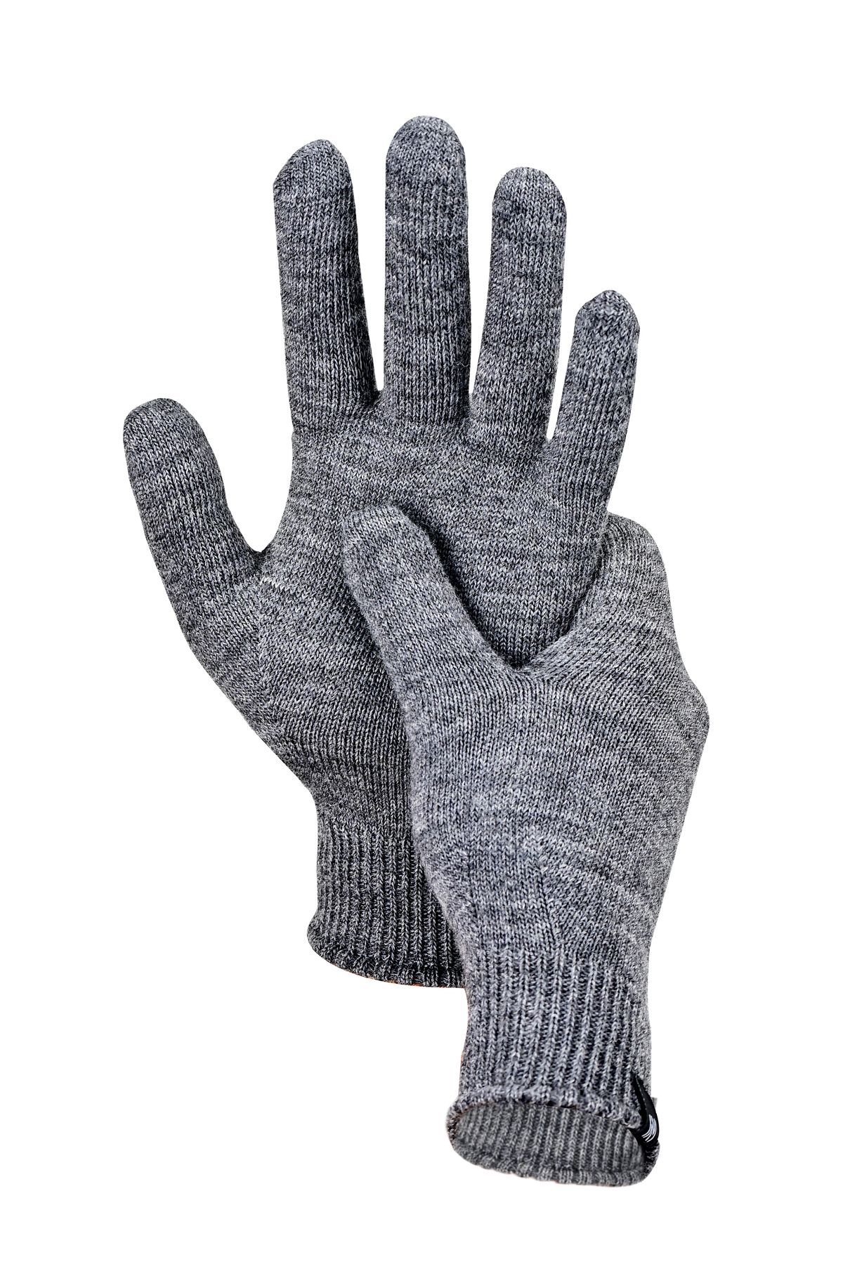 NORFOLK-Bıbury 70% Merino Wool Gray Gloves 1 Pair 2