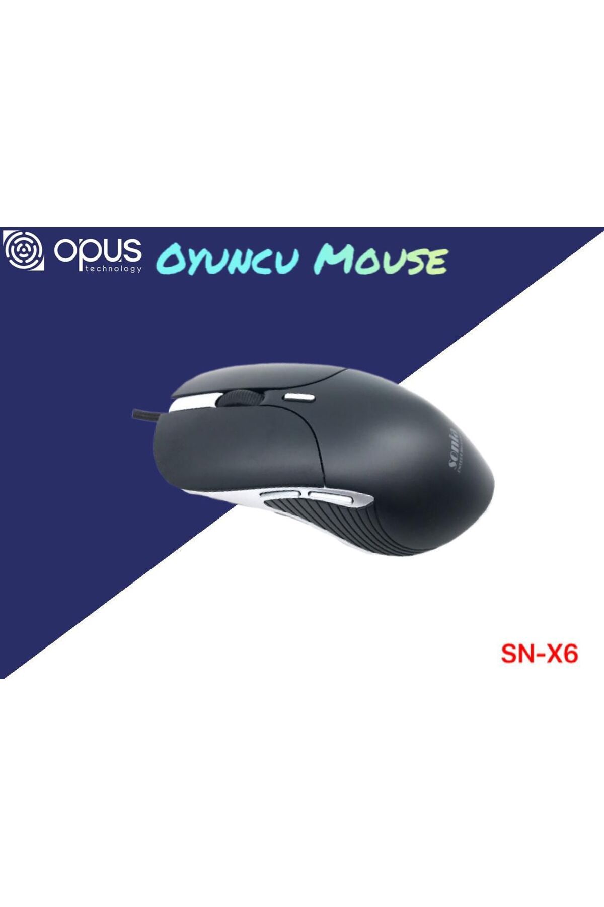 Noname SN-X6  Rgb Işıklı Kablolu Usb Gaming Mouse