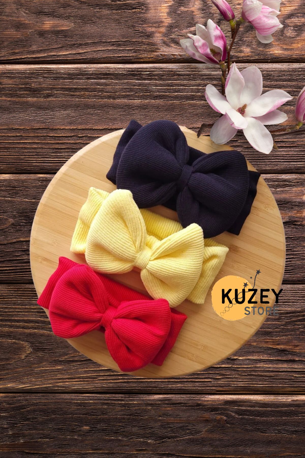 KUZEY STORE KIZ BEBEK FİYONK BANDANA SETİ