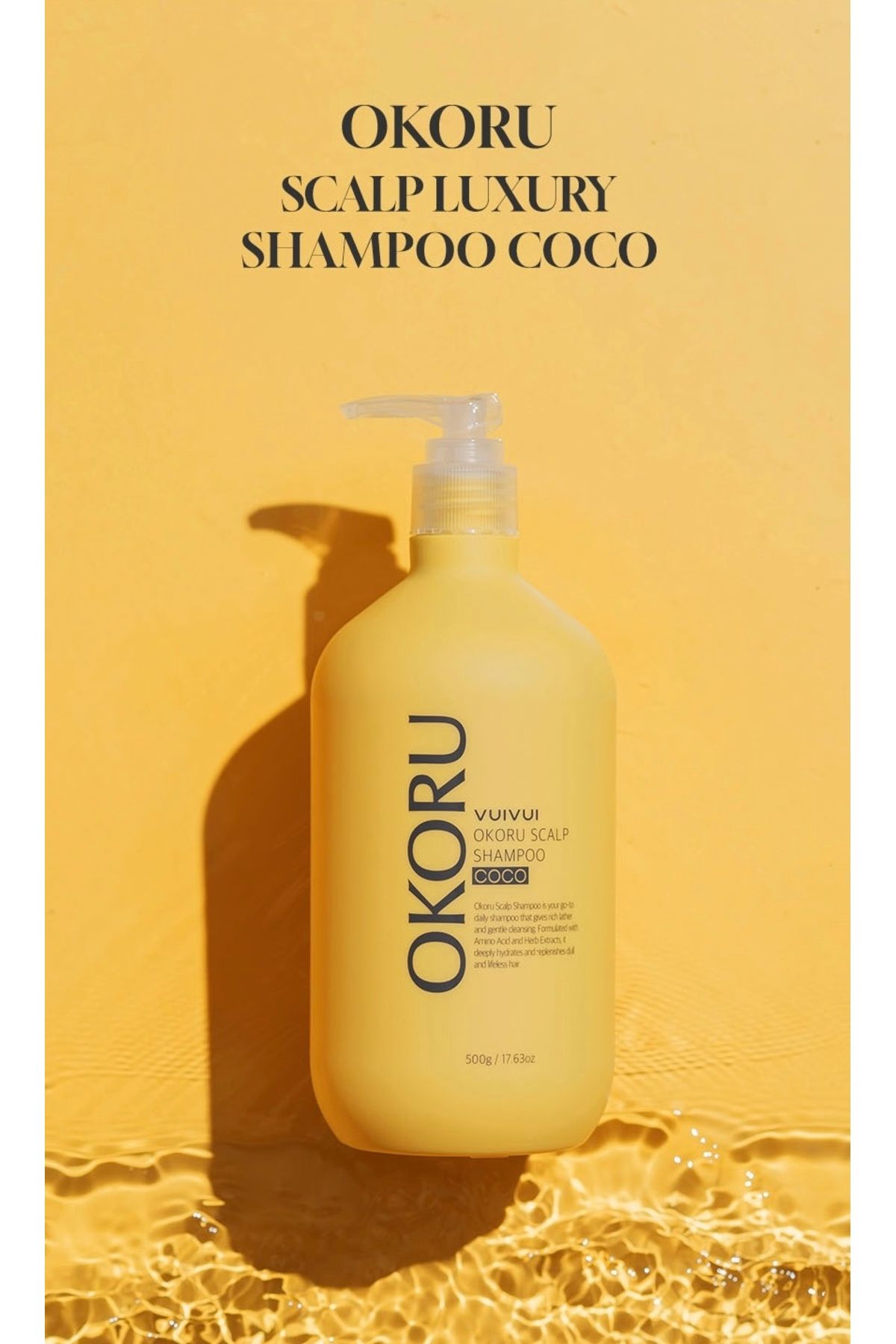 OKORU-Coco Hair Loss and Anti-Dandruff Korean Shampoo 500ml 1