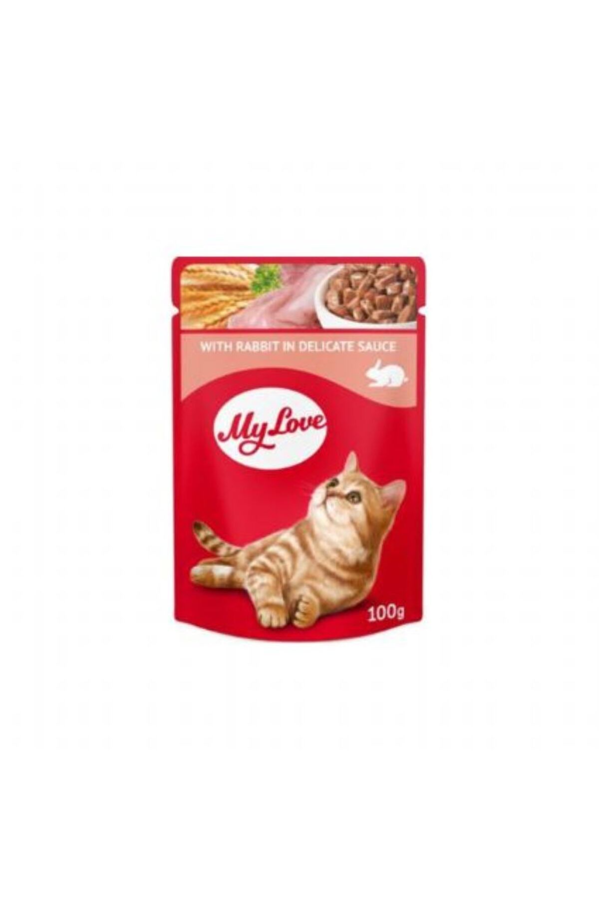 mylove My Love Sos İçinde Tavşan Etli Pouch Kedi Maması 100 Gr