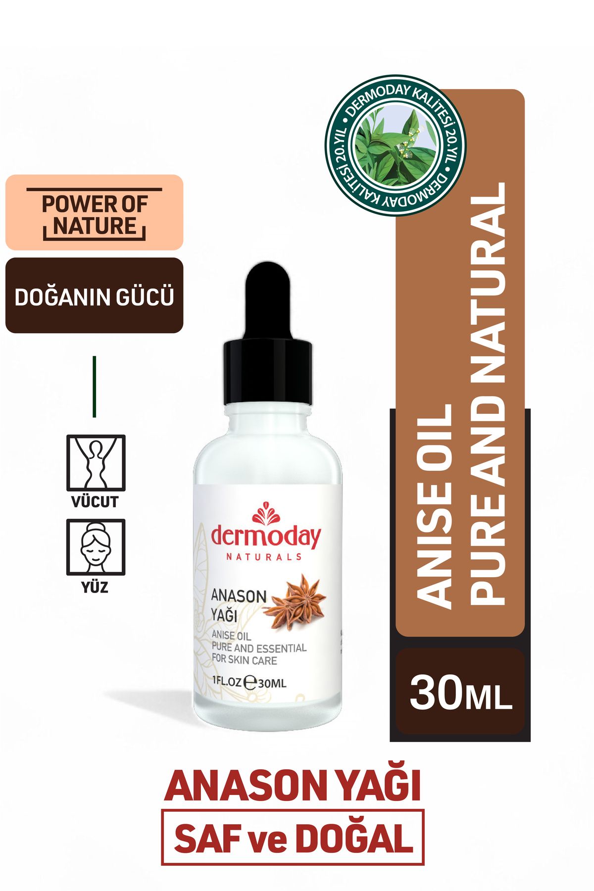 Dermoday Anason Yağı 30 ml