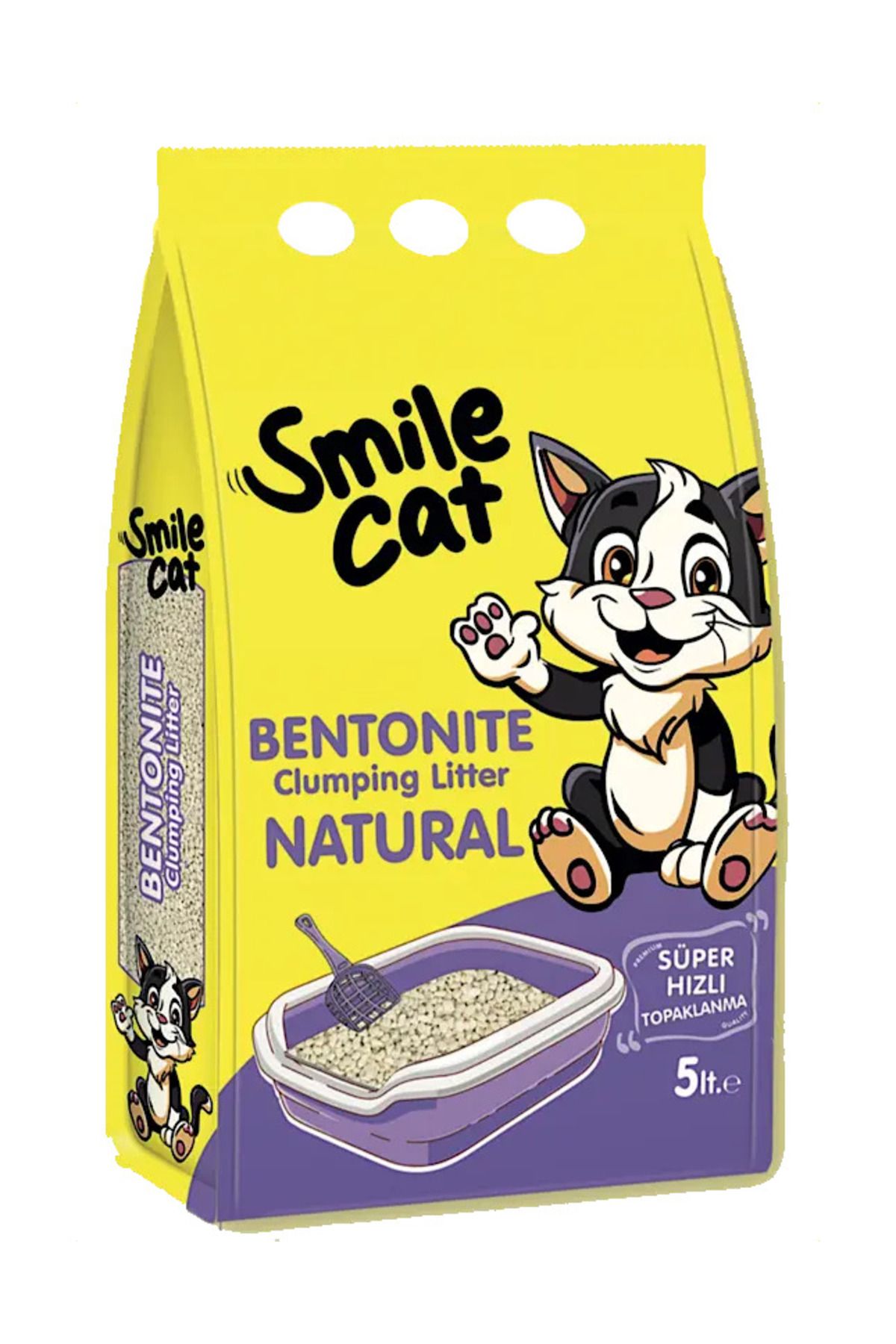 SMILE kedi kumu natural 5 lt