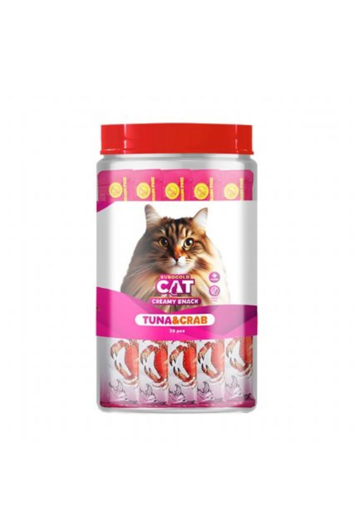 EuroGold Cat Sıvı Kedi Ödülü Ton - Yengeç 30x15Gr