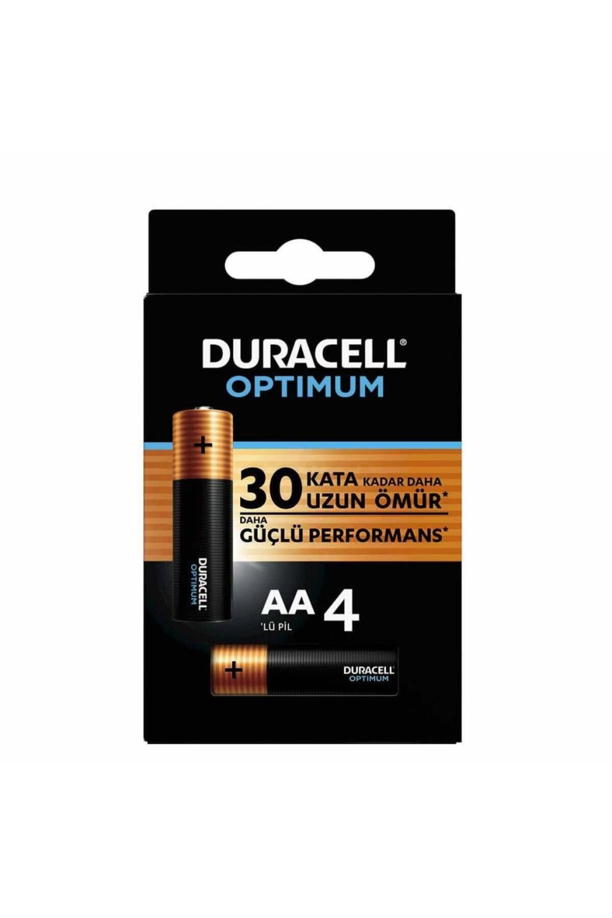 gcaksesuar Nessiworld Duracell 4Lü Optimum AA Kalem Pil