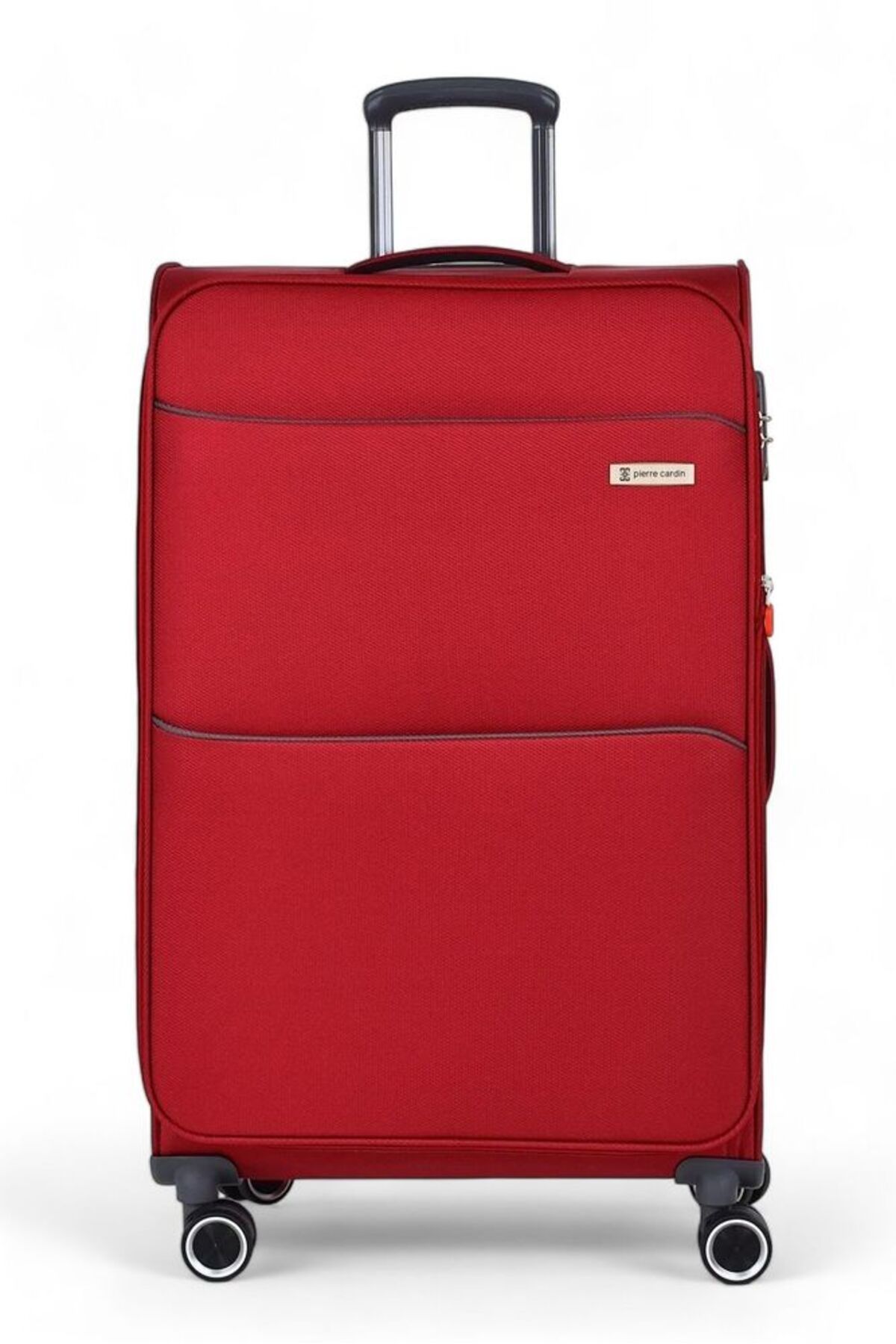 چمدان سایز بزرگ Unisex پارچه ای Claret Red 04pc6050-01 Pierre Cardin