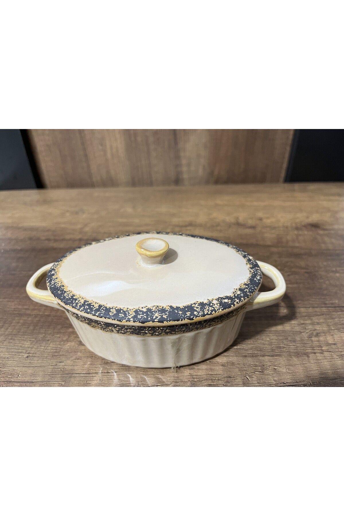 Hazal Seramik Asorti Oval Fırın Kabı 16,5 Cmx8.5Cm Nehir