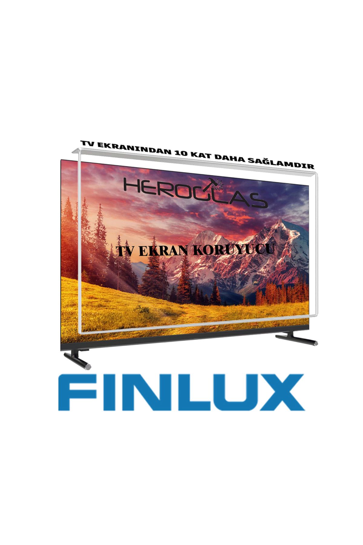 HEROGLAS FİNLUX    50FX650F   50İNÇ TV EKRAN KORUYUCU