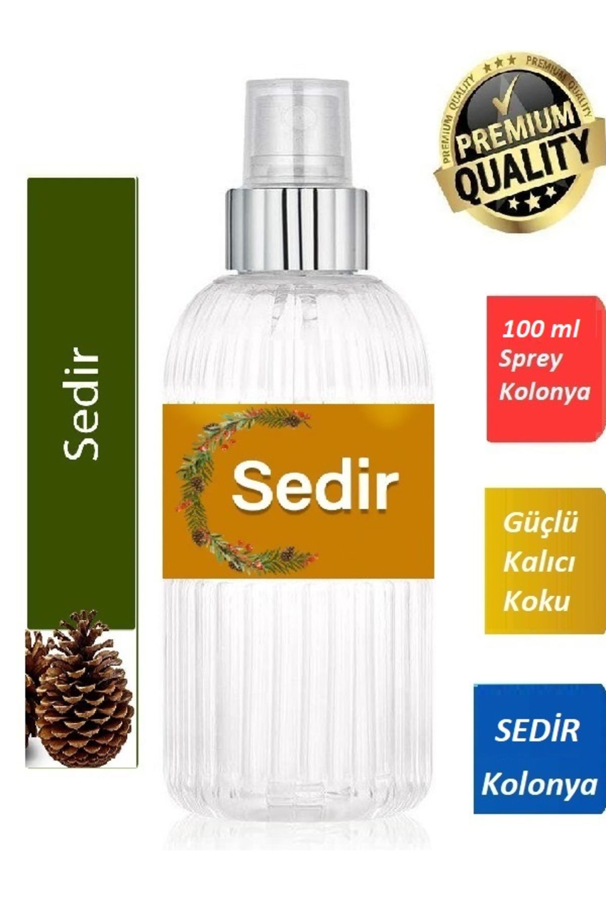 Cem Cosmetics Aromatik Sedir Ağacı Efsane Özleri El Kolonyası %100 Saf & Doğal Koku 100 ml