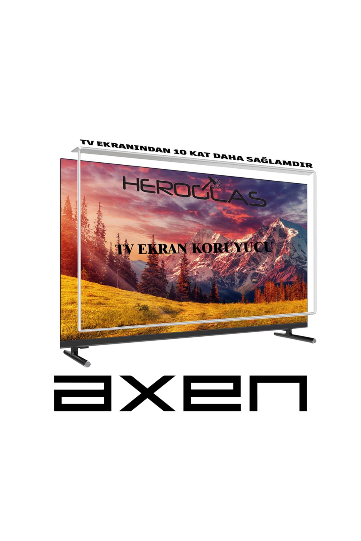 HEROGLAS AXEN AX50LEDH6886   50İNÇ TV EKRAN KORUYUCU