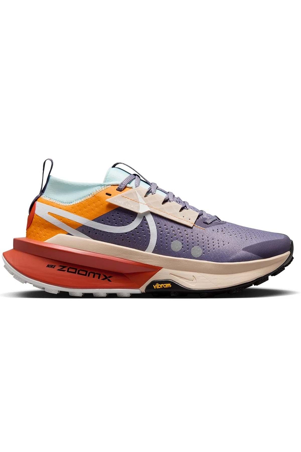 Nike Zoom X Zegama Trail 2 Vibram Kaymaz Taban Fd5191-fd5190 Unisex Spor Ayakkabı Mor