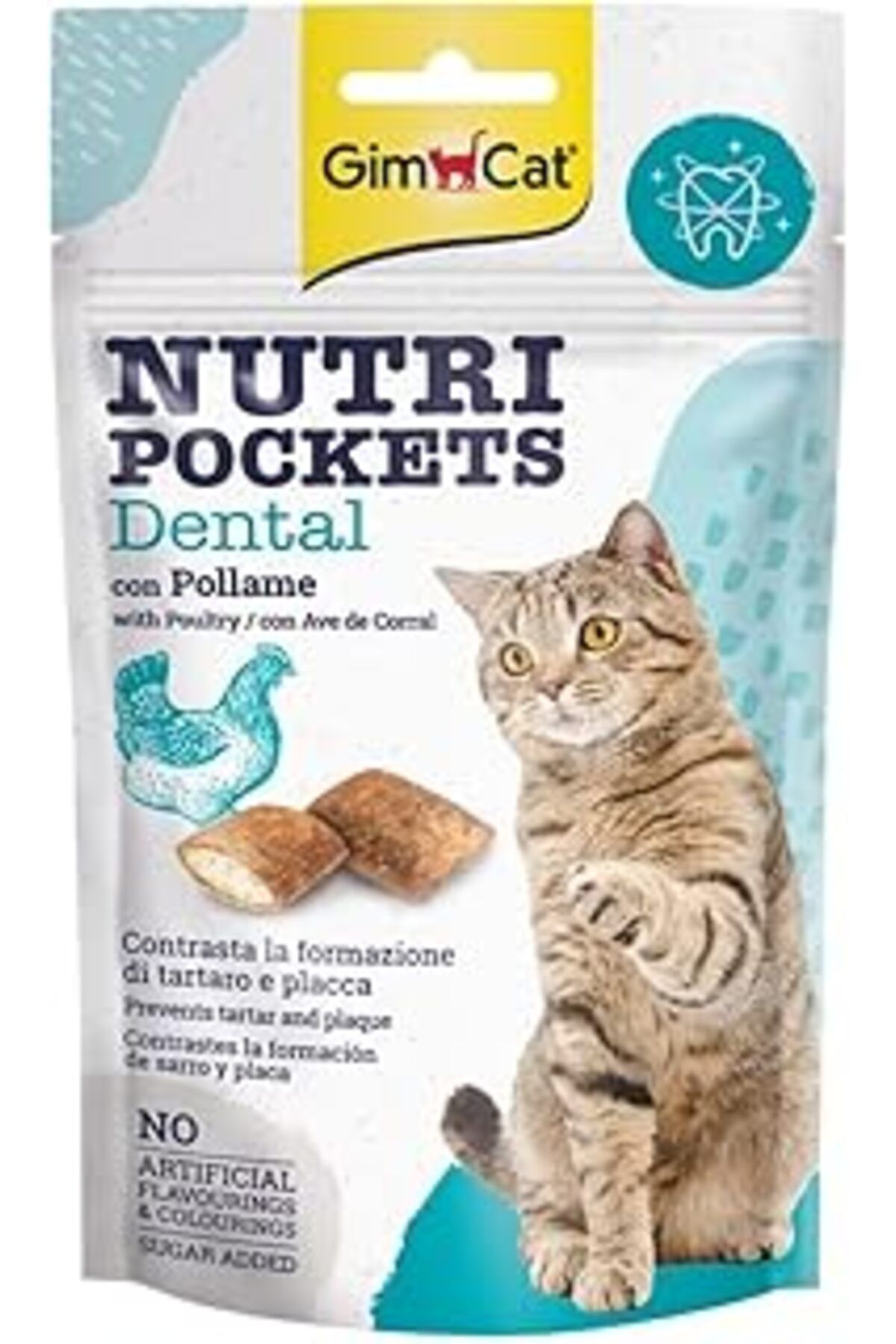 ZUHUDİ Gimcat Nutripockets Kedi Ödülü Dental 60Gr