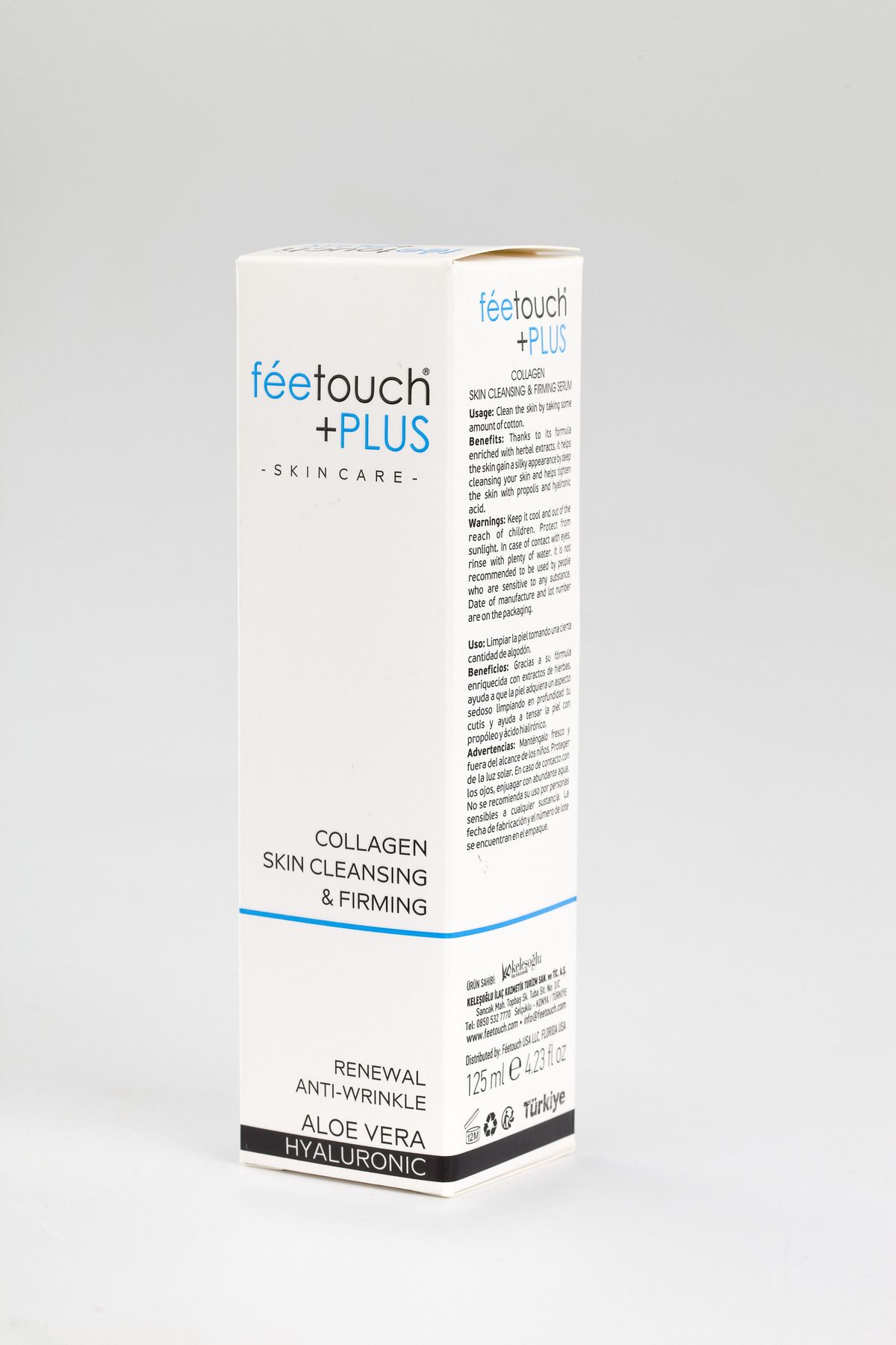 Feetouch Kırışıklık Karşıtı Temizleyici Sıkılaştırıcı Collagen Yüz Temizleme 125 ML