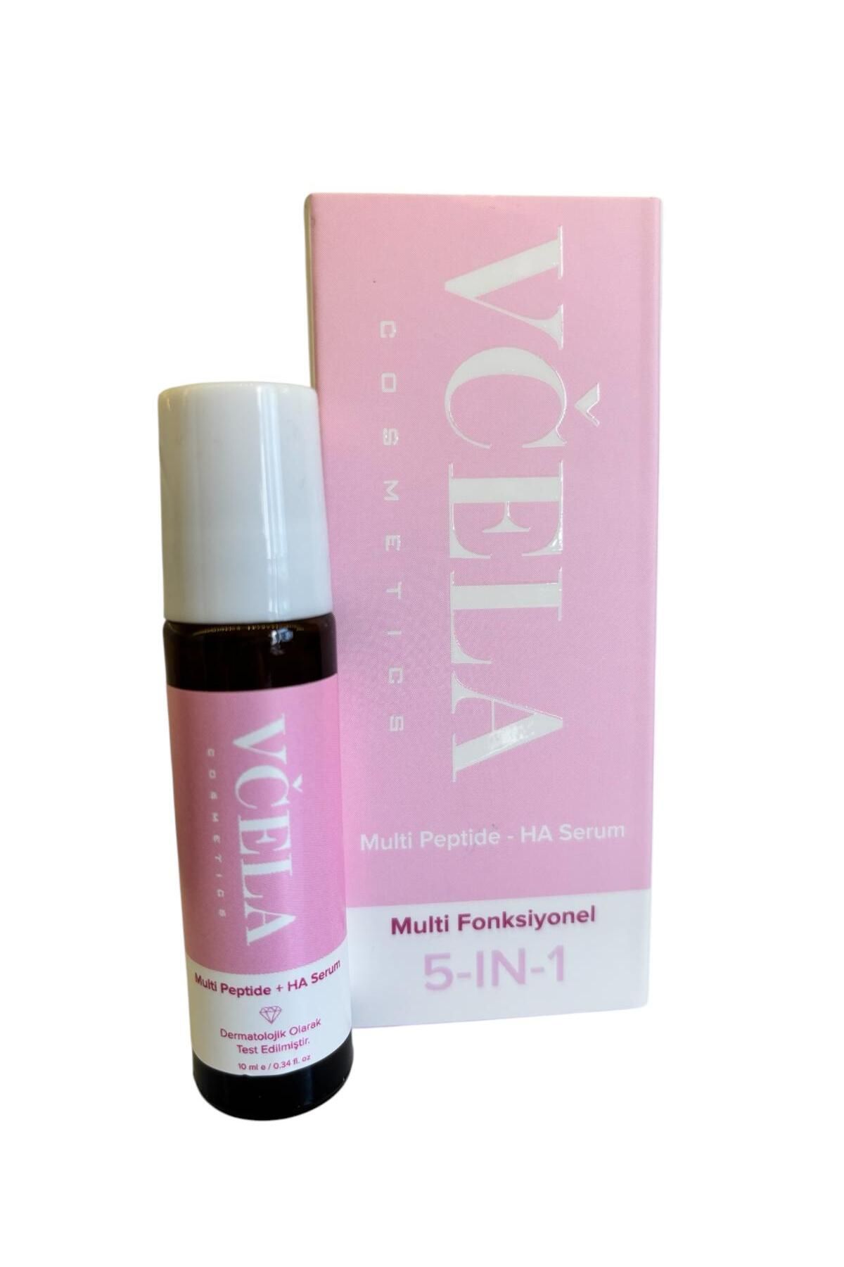 VCELA MULTI PEPTİT + HA SERUM 5-IN-1 KONSANTRE VEGAN DOĞAL İÇERİKLİ ROLL-ON Kırışıklık Karşıtı Serum