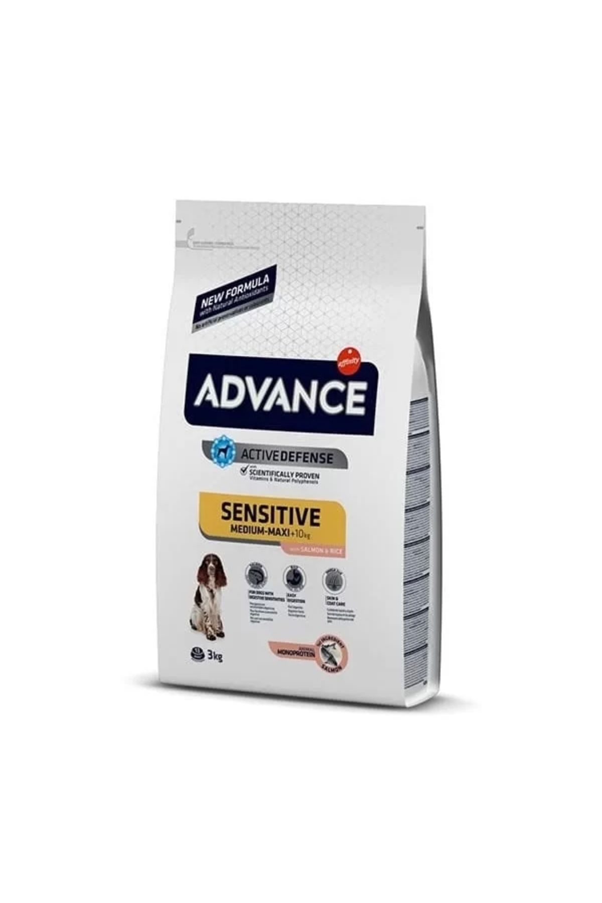 Advance Sensitive Somonlu Hassas Yetişkin Köpek Maması 3 Kg