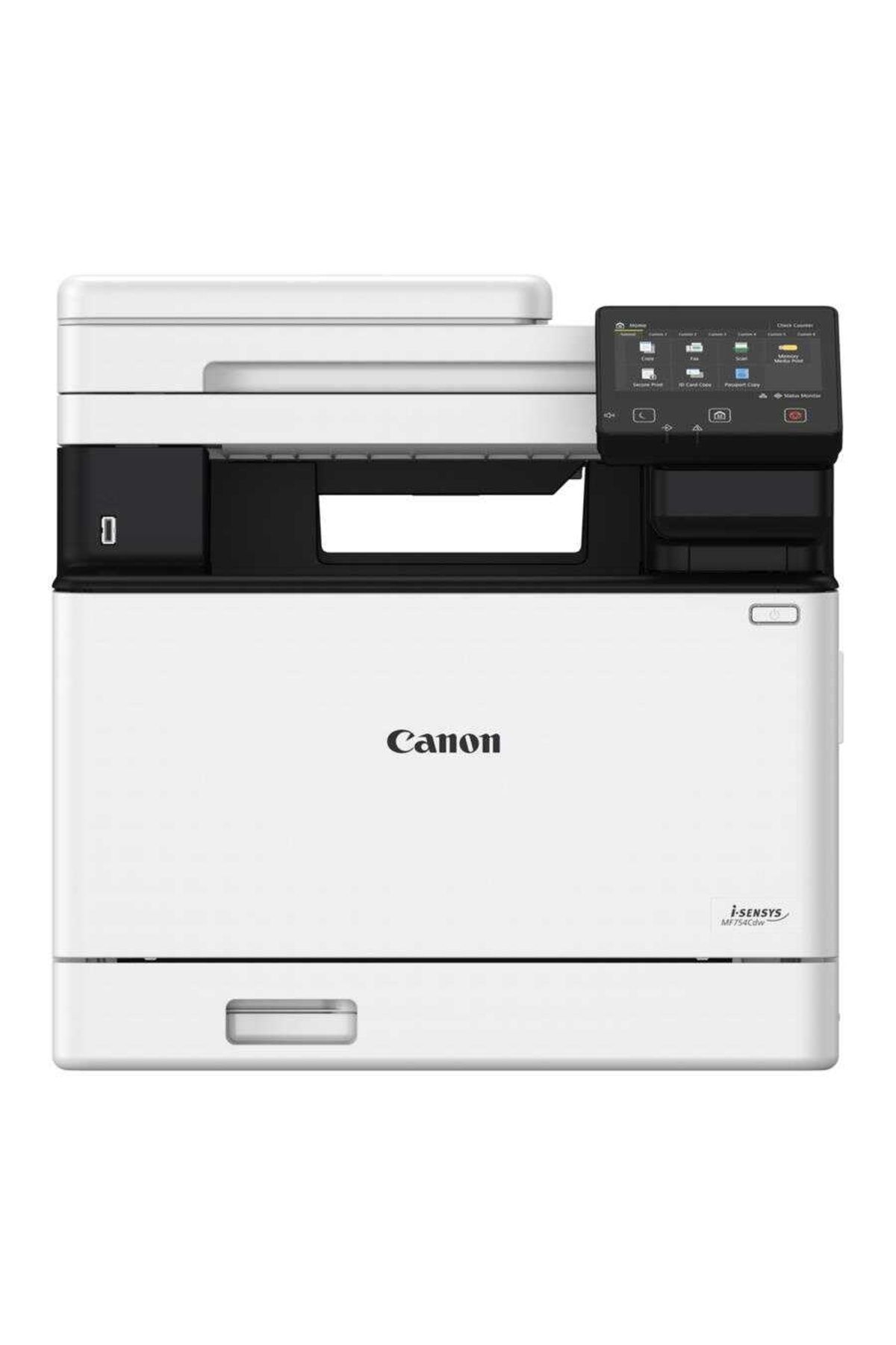 TONERSEPETİ Tonersepeti Canon I-Sensys MF754CDW Wi-Fi Tarayıcı Fotokopi Faks Renkli Çok Fonksiyonlu Lazer Yazıcı