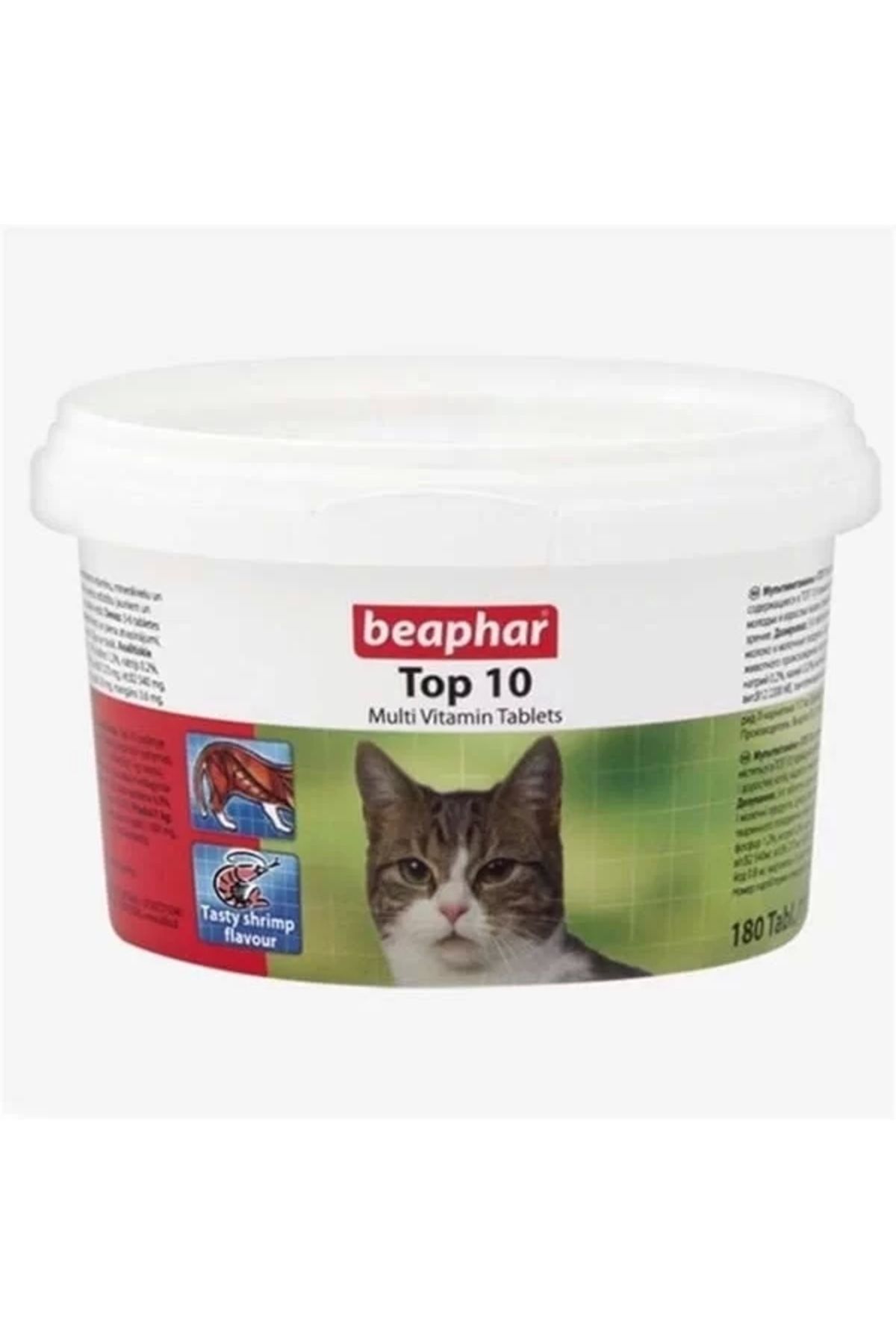 Beaphar Top 10 Kedi Multivitamin Tableti 180 Adet