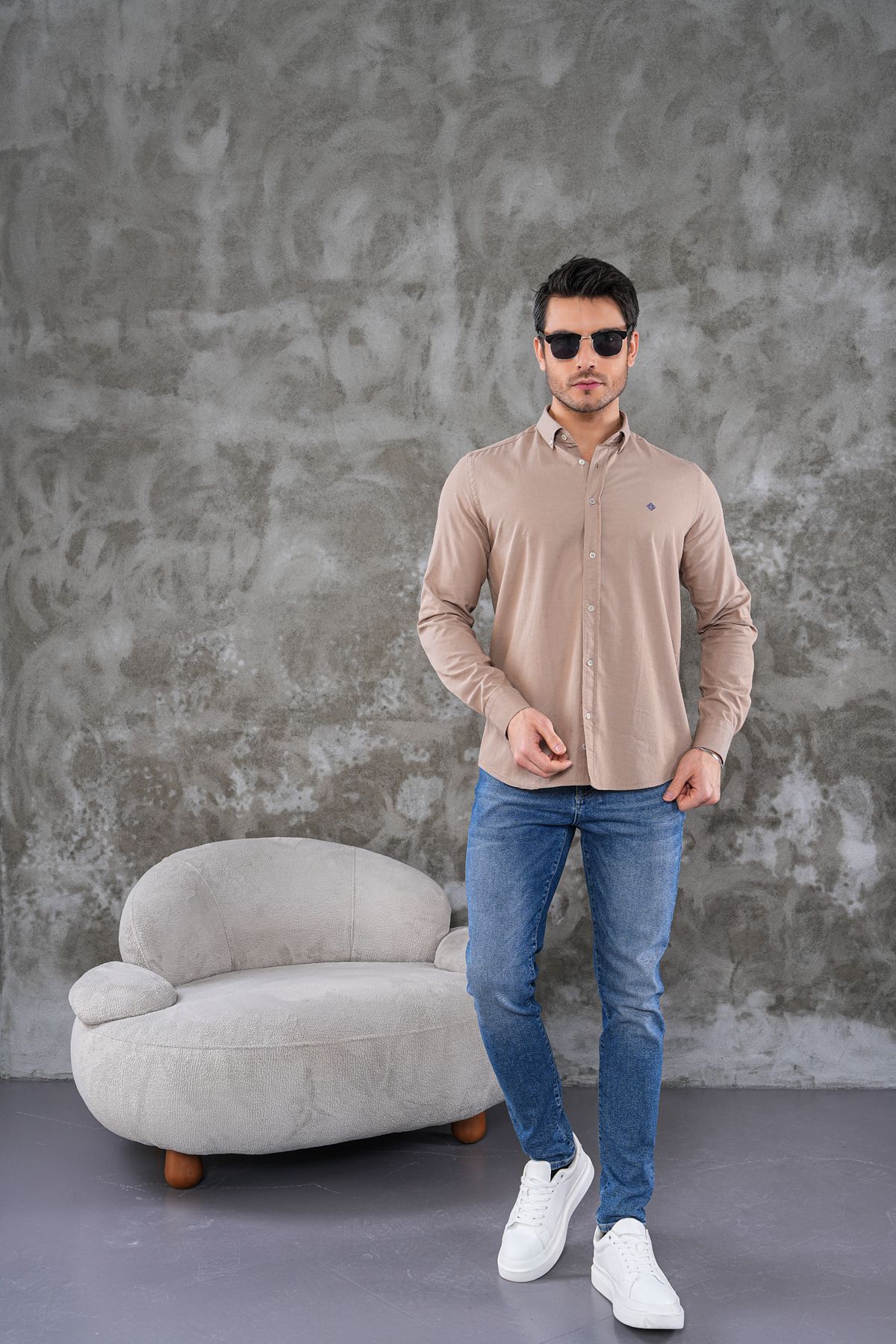 youknitwear you Como Spain Stayle Cotton Shirt