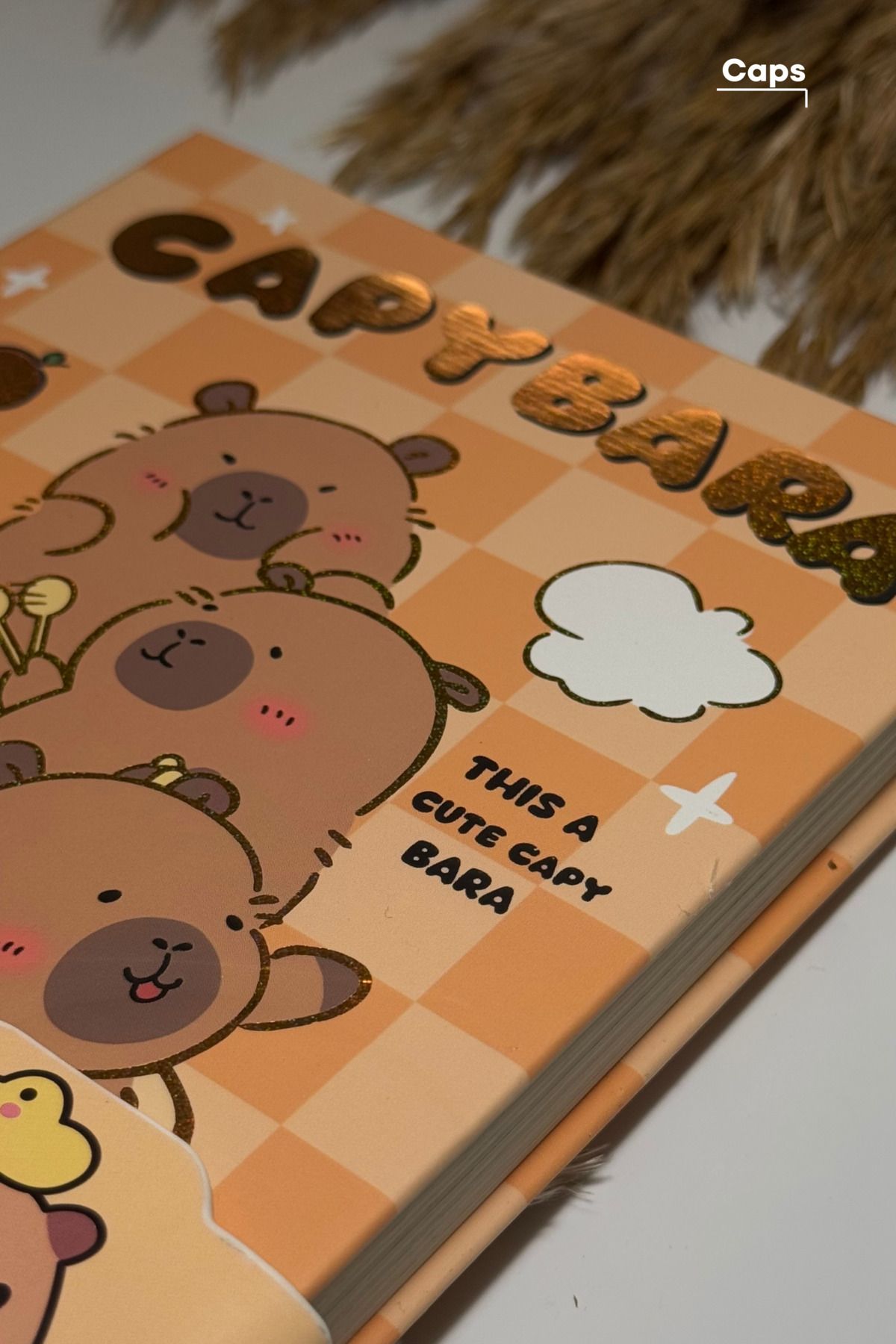 caps-Cappybara Line and Fun Notebook - 160 Sheets - 13 X 18.6 cm 6