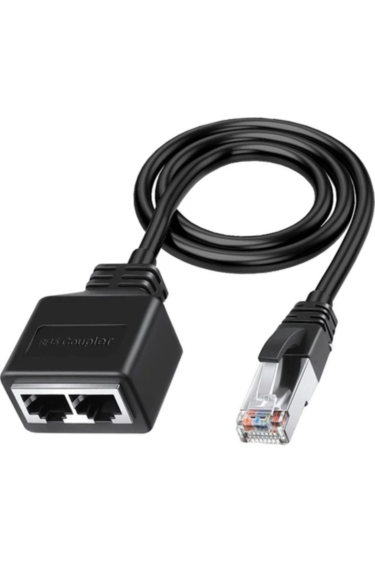 Obay Lan Ethernet Adaptador RJ45 Erkek 2 Kadın Splitter RJ45 1 Ila 2 Ethernet Lan Ağ Adaptör Kablosu