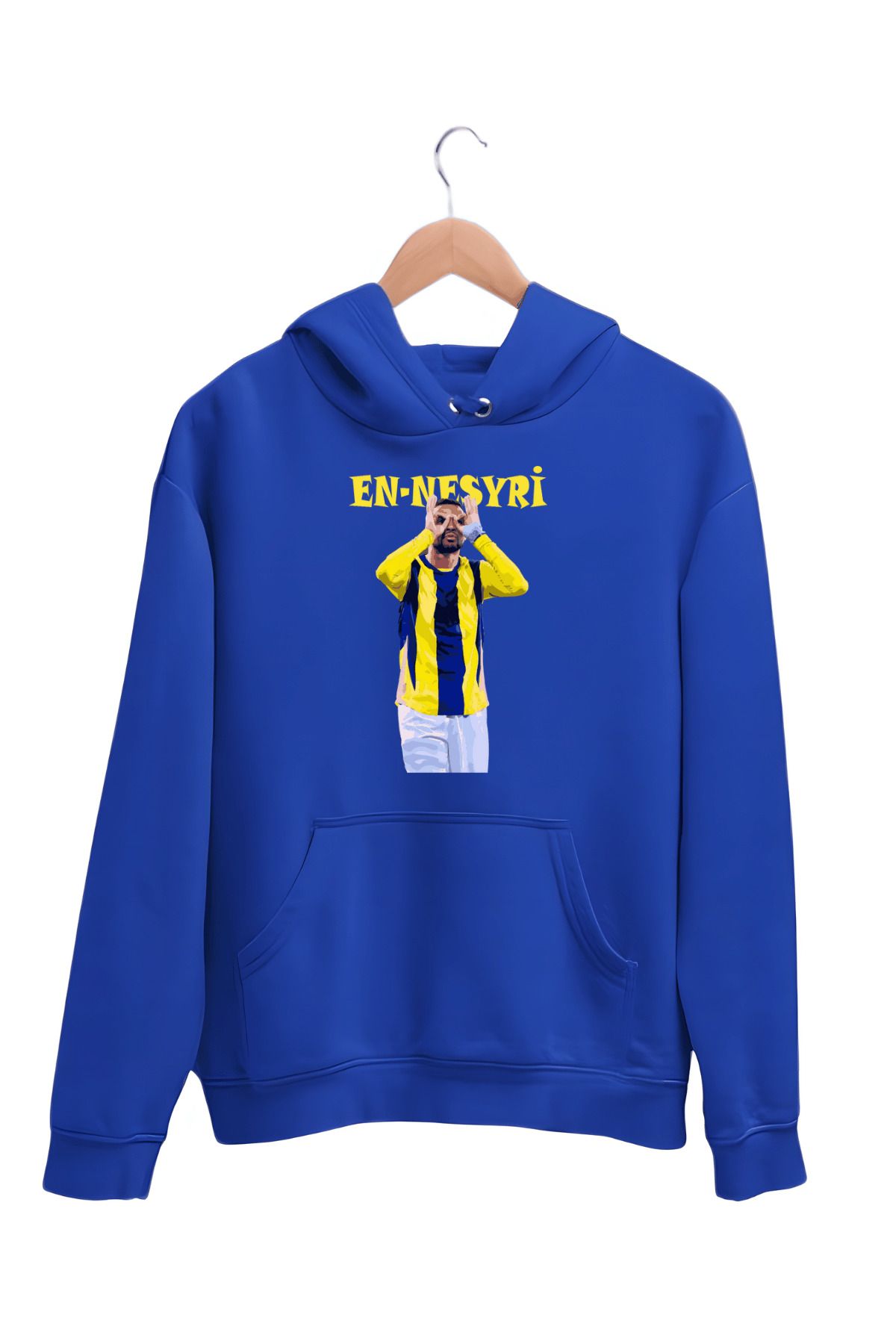 ESTİLİVO Youssef En-Nesyri Futbol Erkek Sweatshirt Unisex Regular Giyim Oversize Sweat Kapşonlu Hoodie