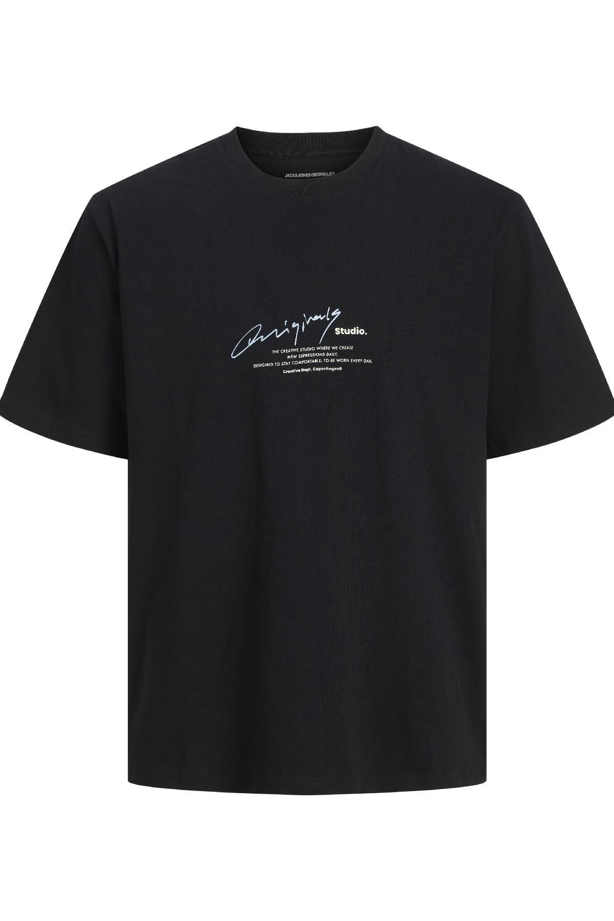 Jack & Jones JORMANCHESTER SCRIPT TEE SS CREW NECK