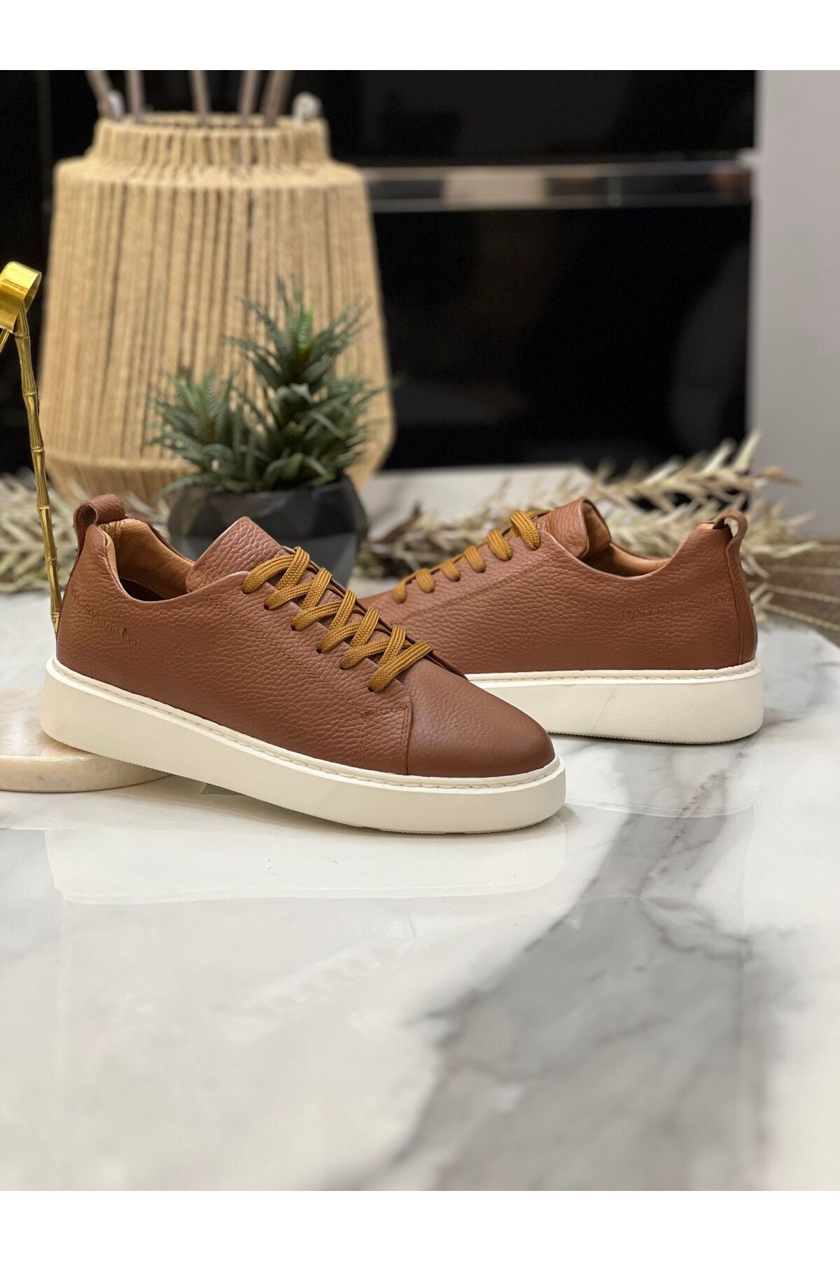 Martini Shoes Easy Hakiki Deri Erkek Sneaker Ayakkabı, Garantili Sneaker, Günlük Ayakkabı, Spor Ayakkabı