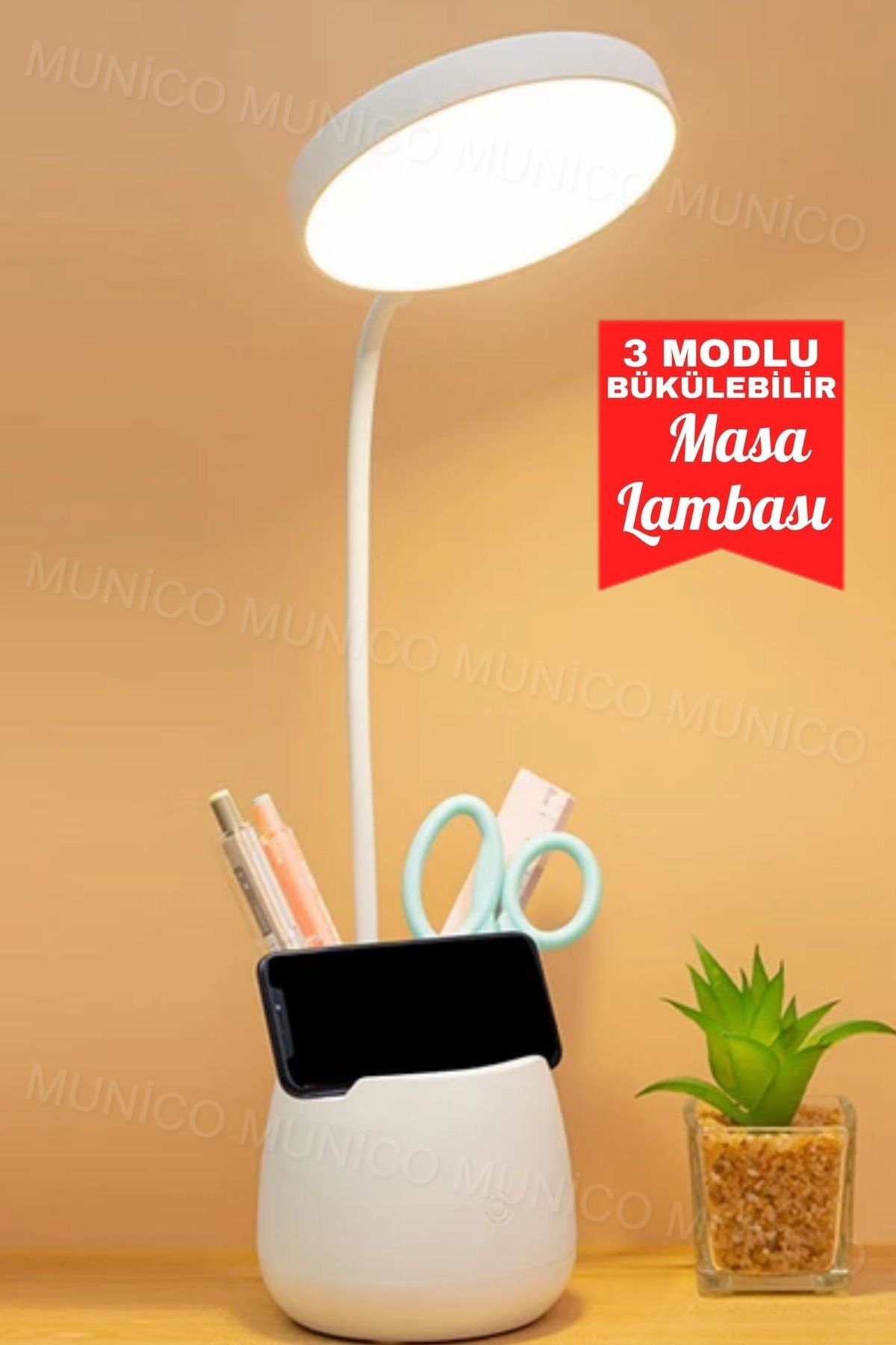 Munico Enerji Tasarruflu LED Masa Lambası: Aydınlatma Komfortu Elde Edin! Hayal Gücünü Aydınlat