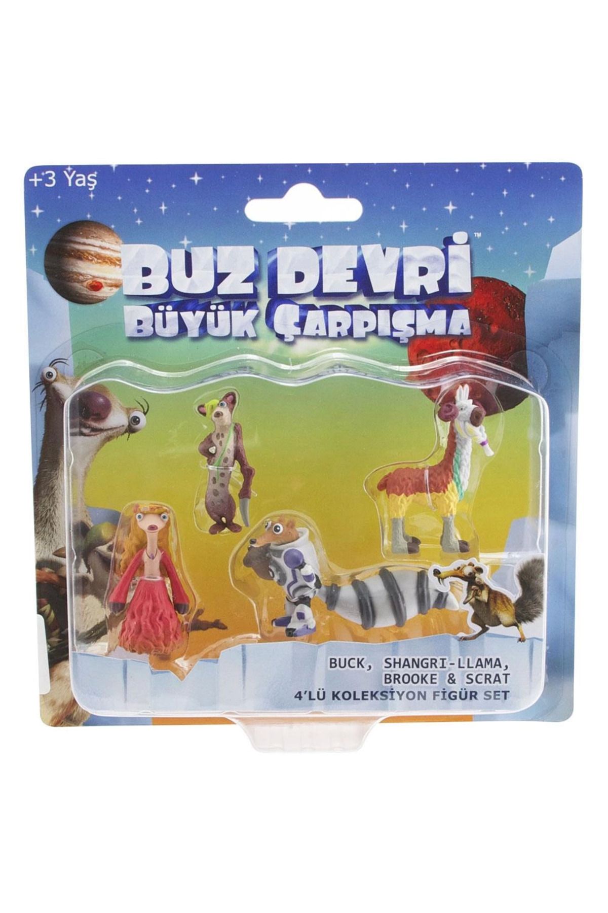 gcaksesuar NessiWorld Ice Age - Buz Devri 5 Büyük Çarpışma 4 lü Koleksiyon Set Model