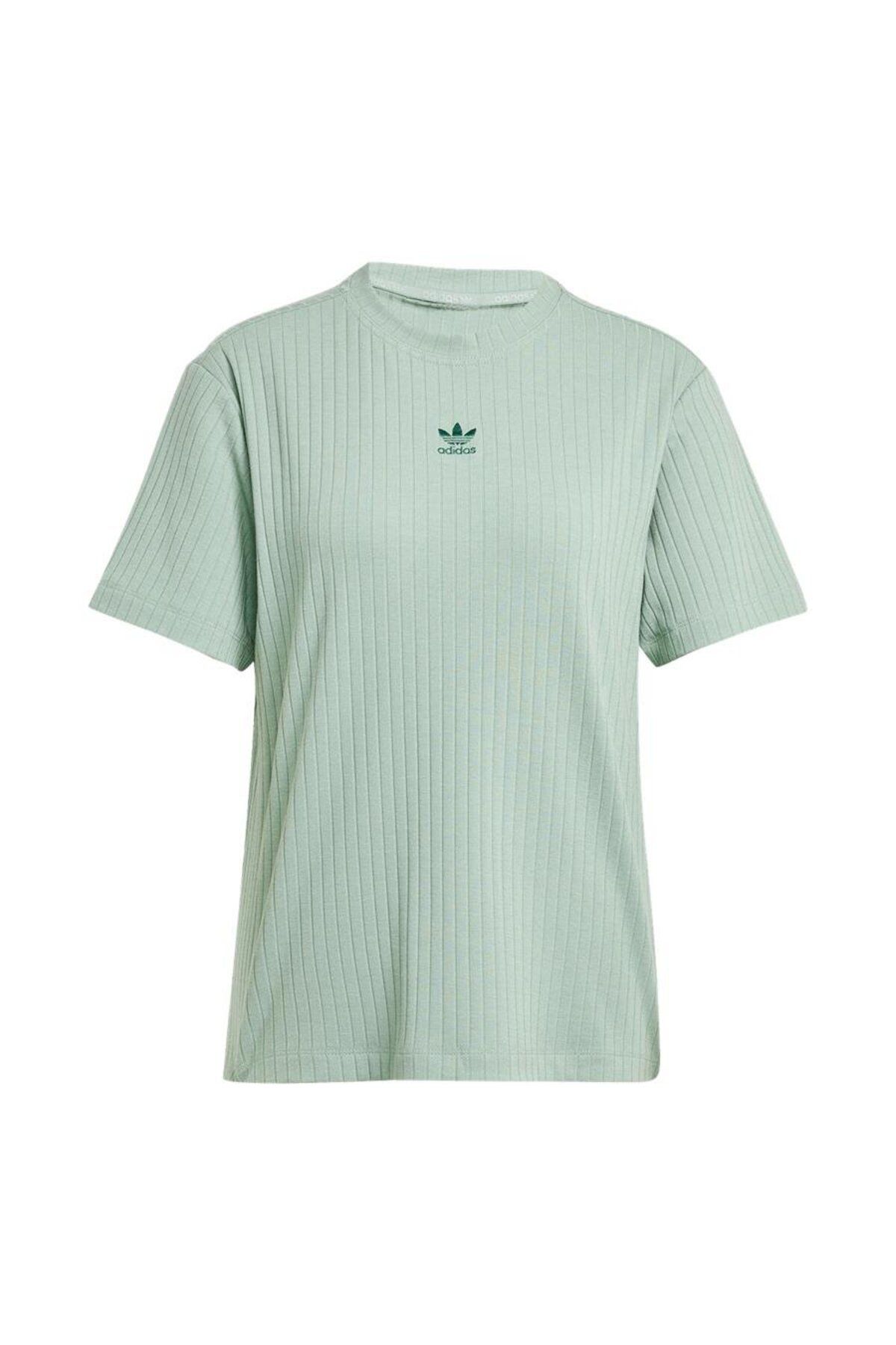 adidas ESS WR TEE Kadın  Yeşil  T-shirt JD1490