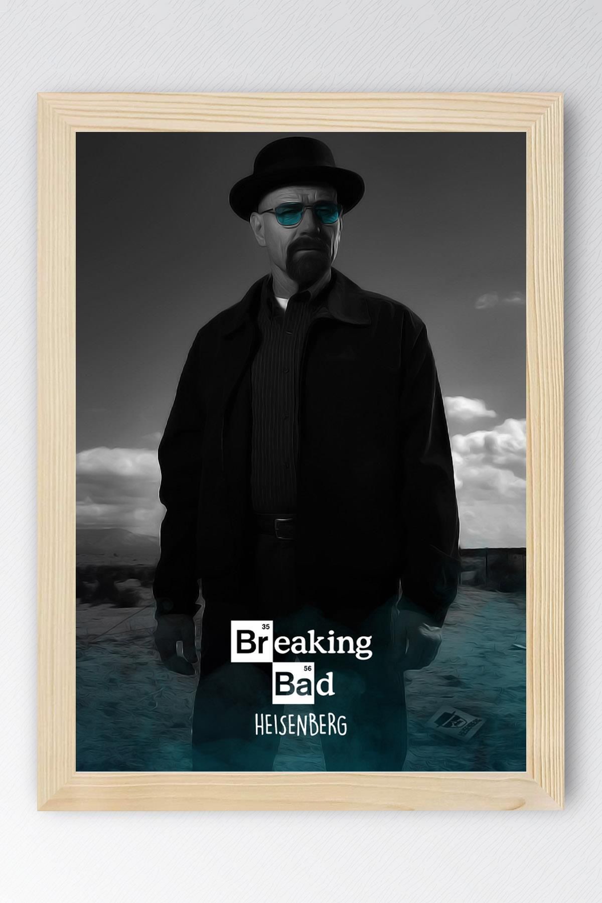 Saturn Breaking Bad Çerçeveli Tablo - Dizi Afişi Heisenberg Poster Tablo