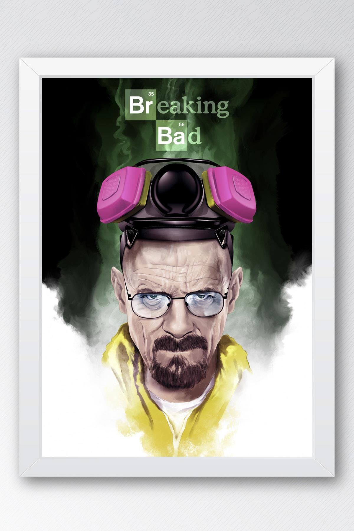 Saturn Breaking Bad Çerçeveli Tablo - Dizi Afişi Poster Tablo