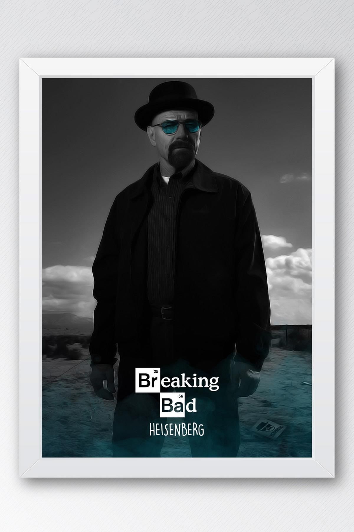 Saturn Breaking Bad Çerçeveli Tablo - Dizi Afişi Heisenberg Poster Tablo