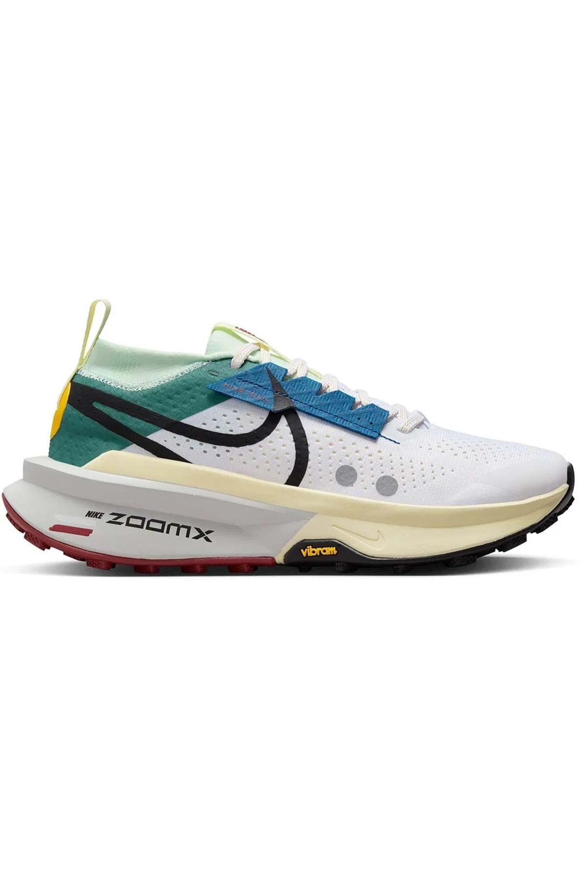 Nike Zoom X Zegama Trail 2 Vibram Kaymaz Taban Fd5191-fd5190 Unisex Spor Ayakkabı Beyaz