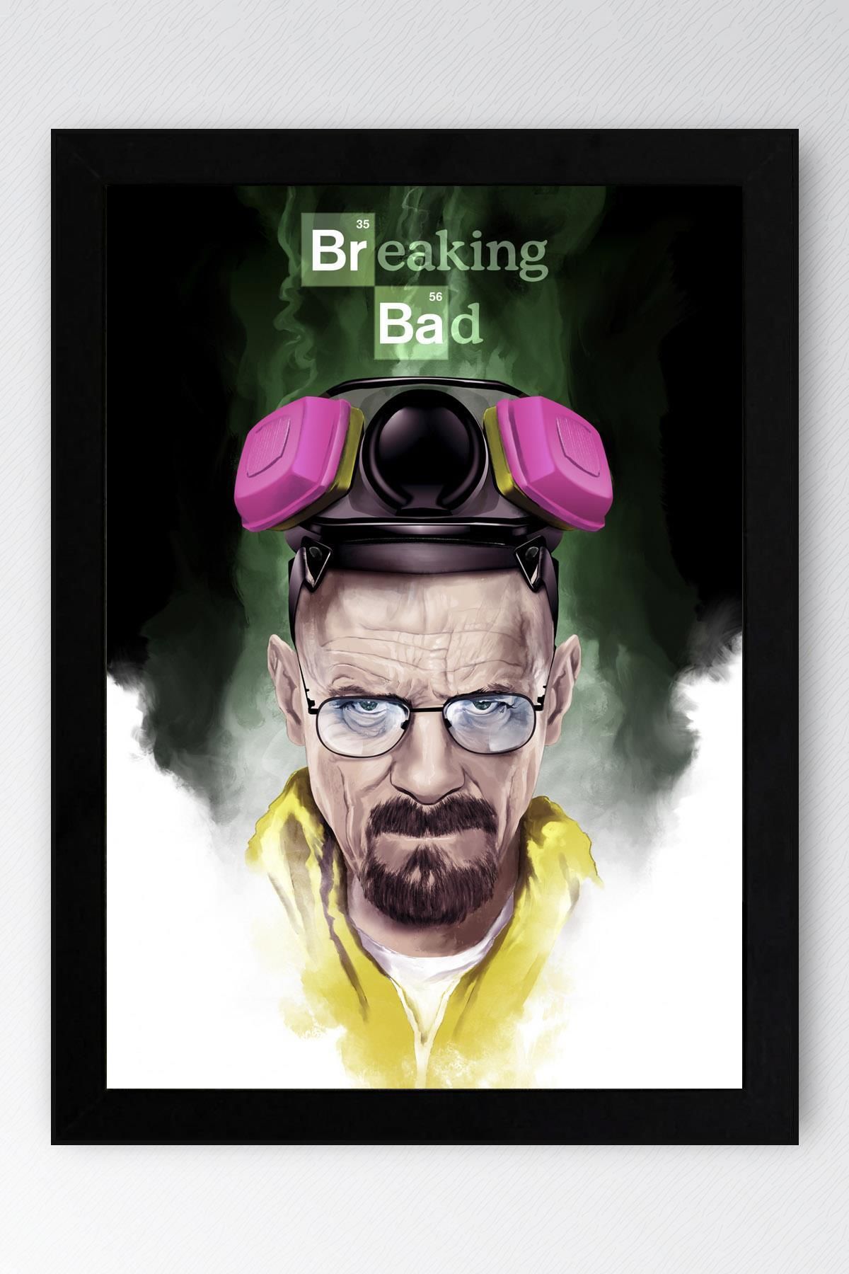 Saturn Breaking Bad Çerçeveli Tablo - Dizi Afişi Poster Tablo