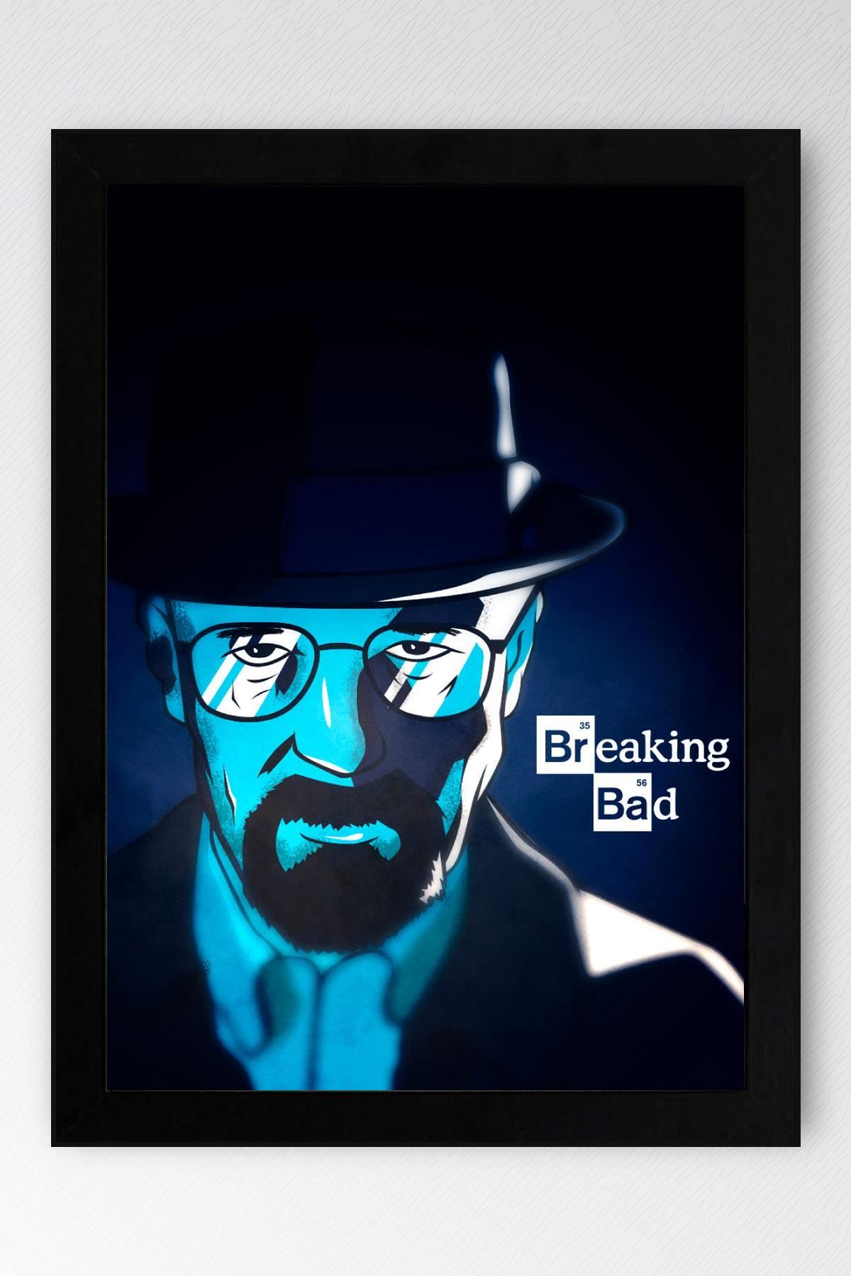 Saturn Breaking Bad Çerçeveli Tablo - Dizi Afişi Poster Tablo