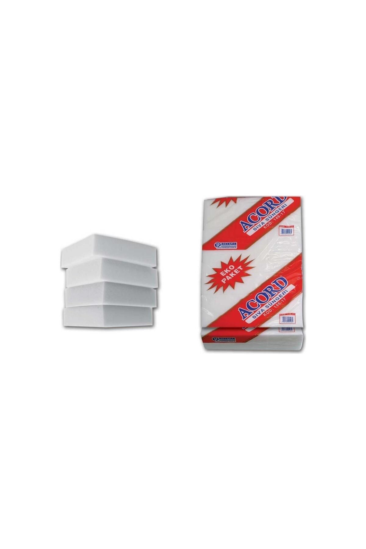 Acord-24 Pieces White Cleaning Work Sponge - Sıva Sıvacı 1