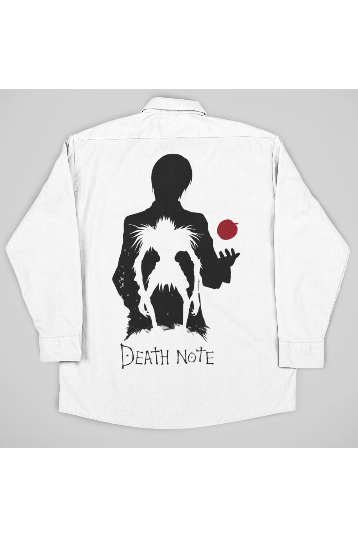 SEVBANO Death Note Baskılı Unisex Anime Cepli Gömlek