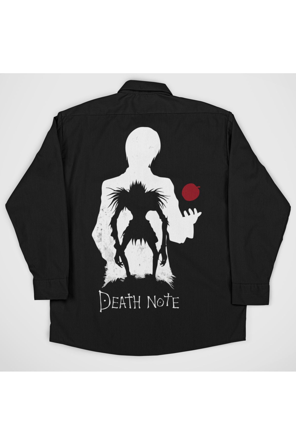 SEVBANO Death Note Baskılı Unisex Anime Cepli Gömlek