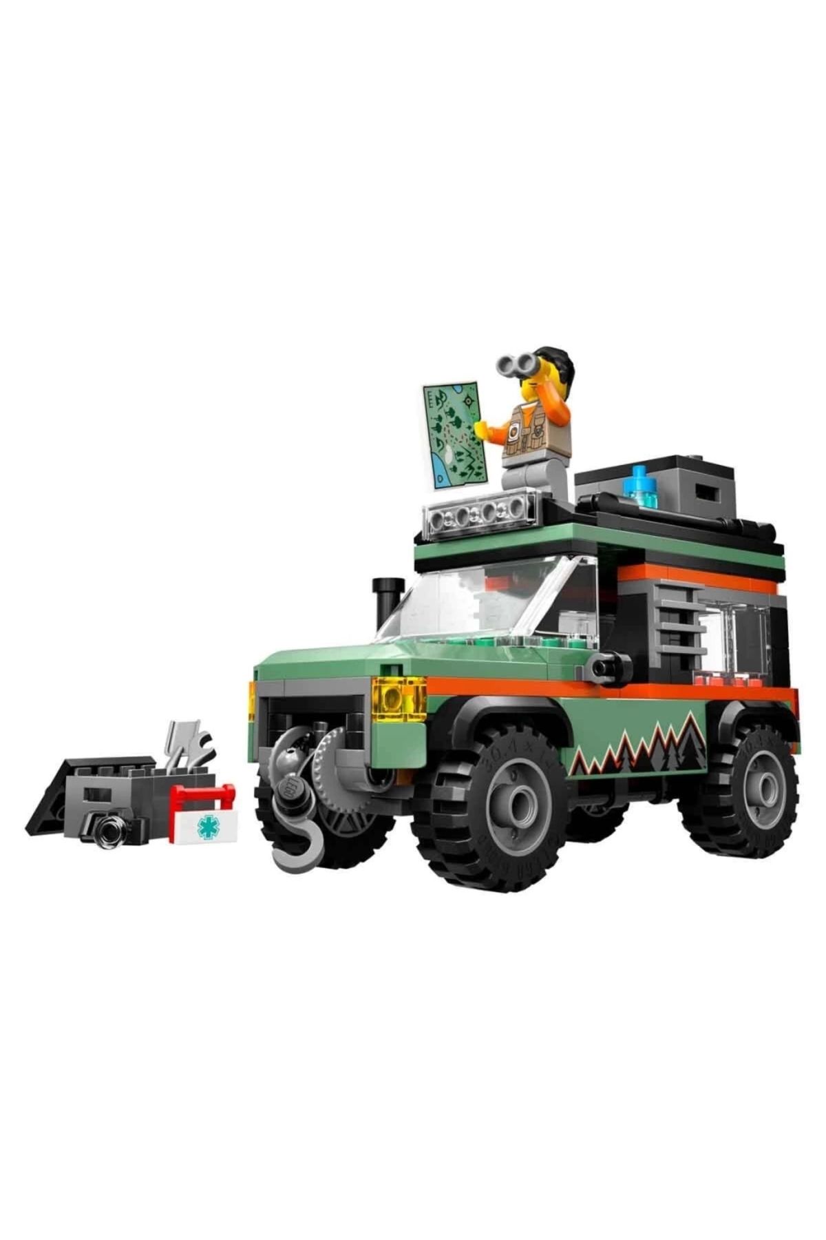 TWOX Çocuk LEGO City 4x4 Arazi Dağ Arabası 60447