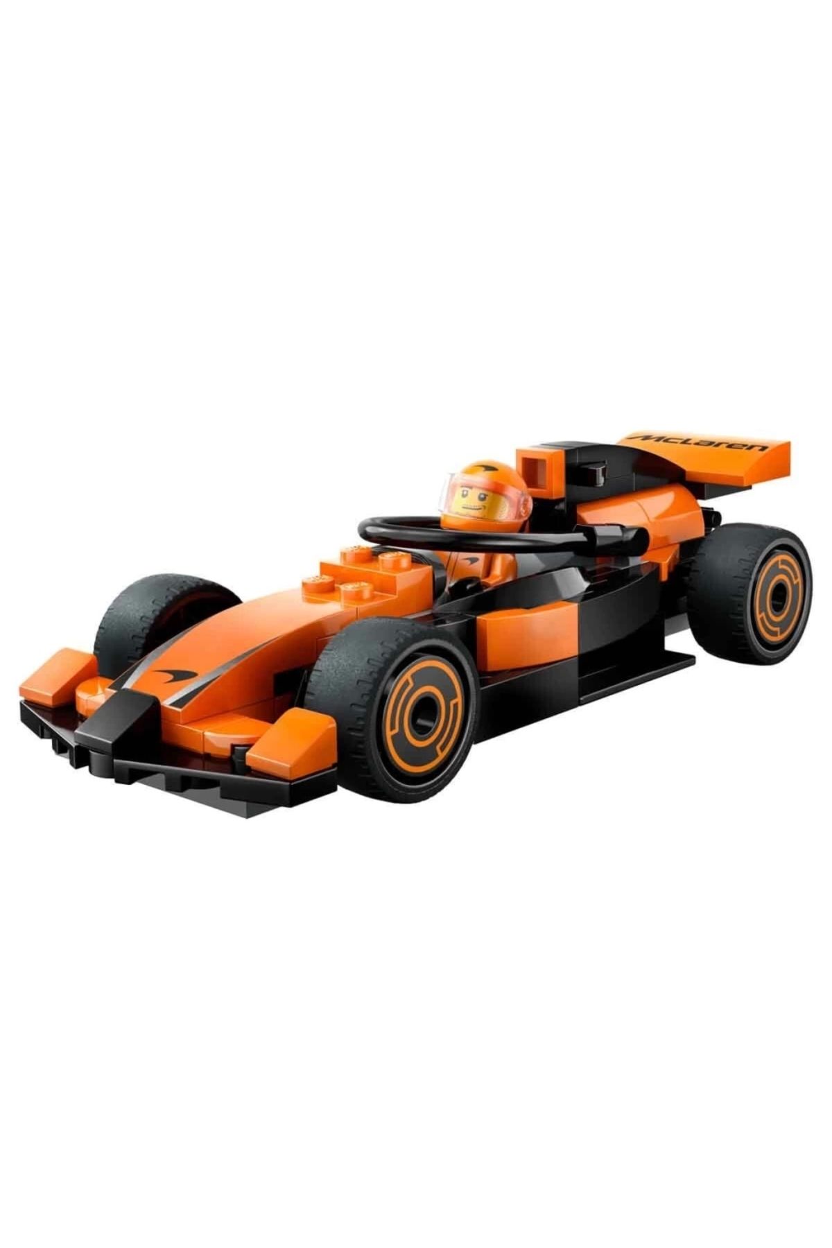 TWOX Çocuk LEGO City McLaren Yarış Arabalı F1 Sürücüsü 60442