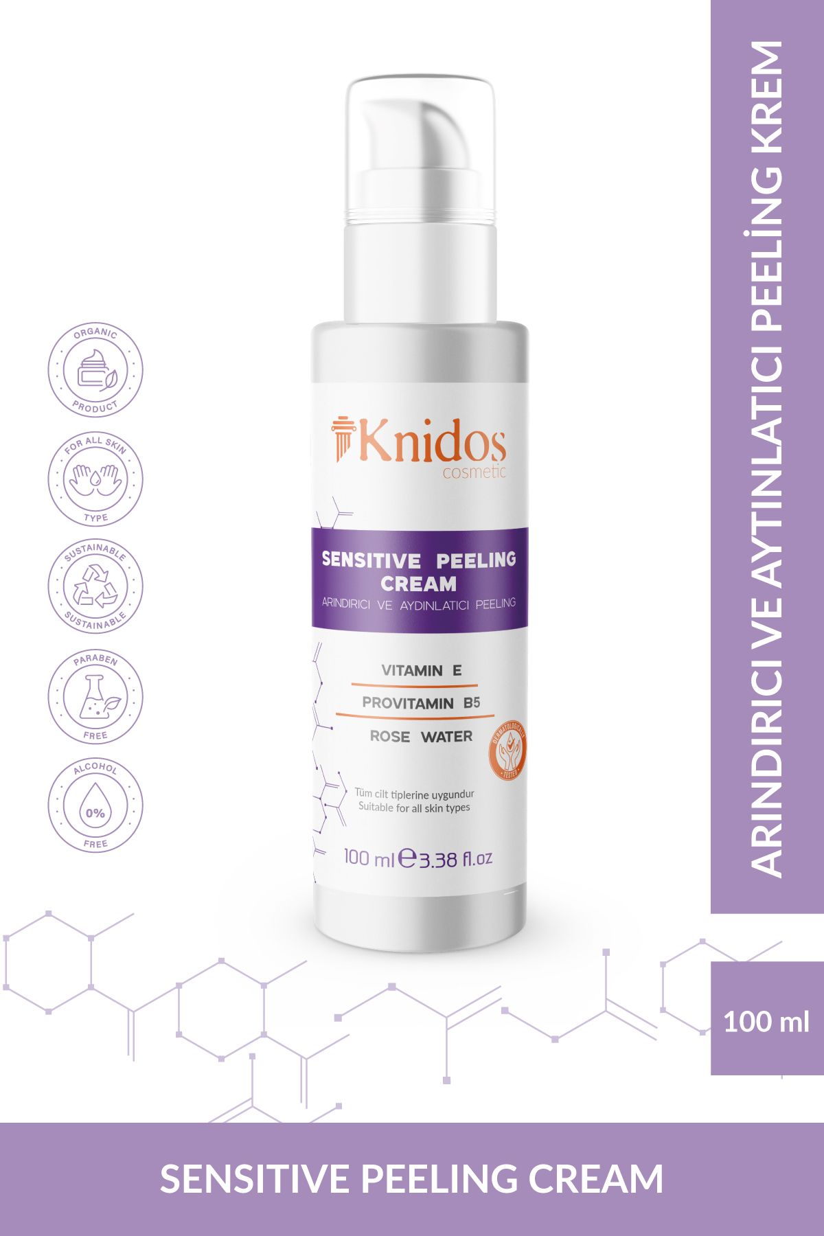 KNIDOS COSMETIC Arindirici Ve Aydinlatici Krem Peeling 100 ml