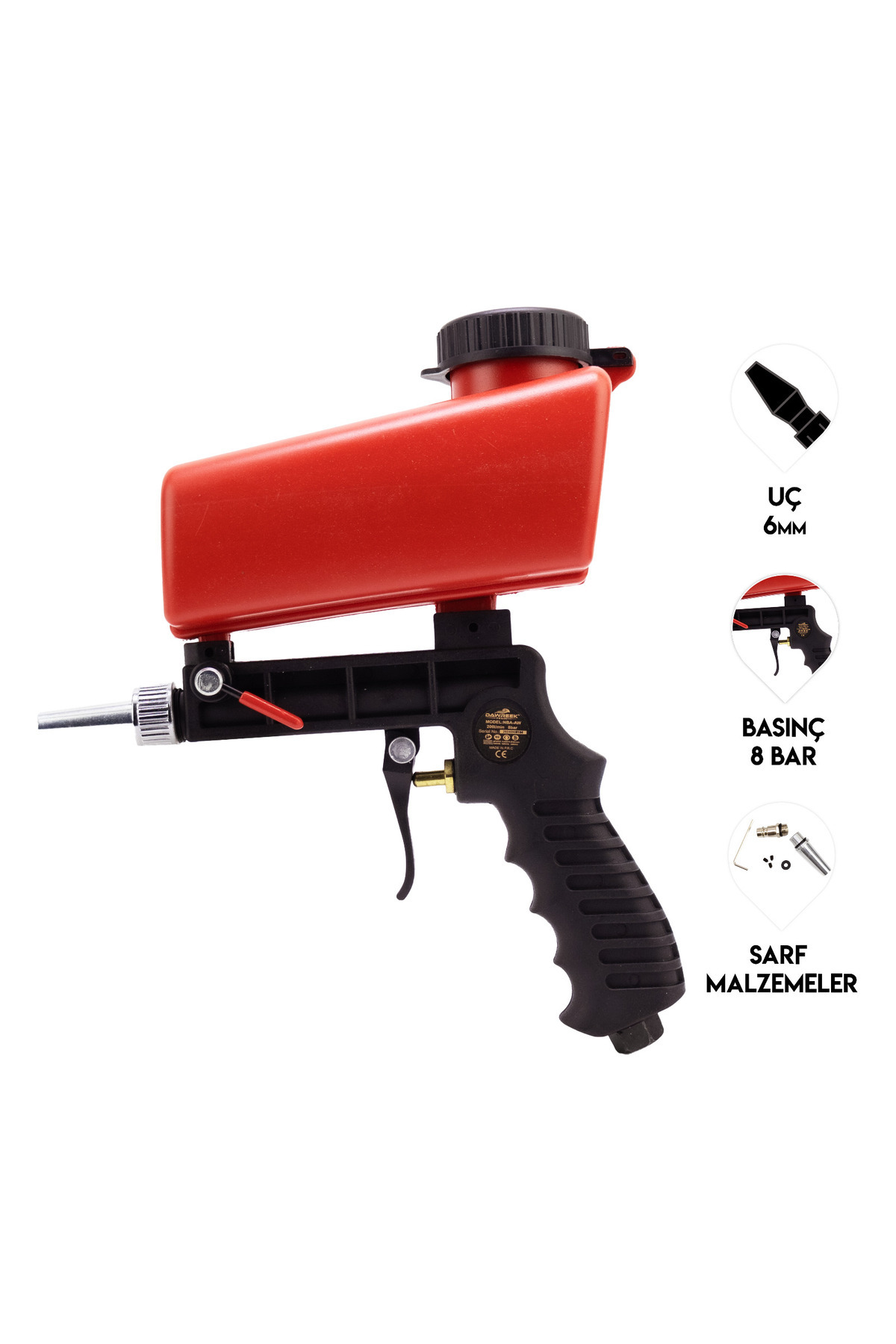 Dawreek Havalı Kumlama Tabanacası PLS