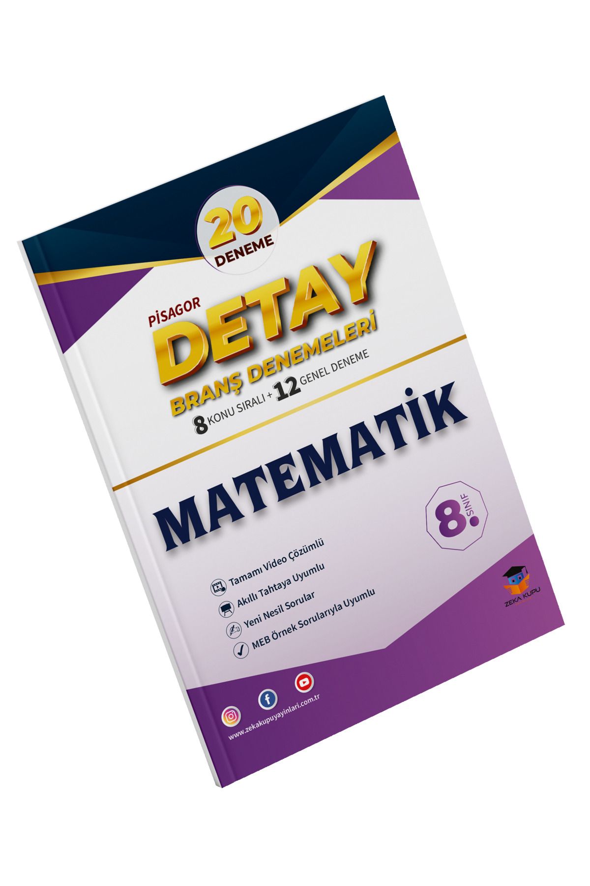 Zeka Küpü Yayınları PİSAGOR DETAY 20'Lİ MATEMATİK BRANŞ DENEMESİ