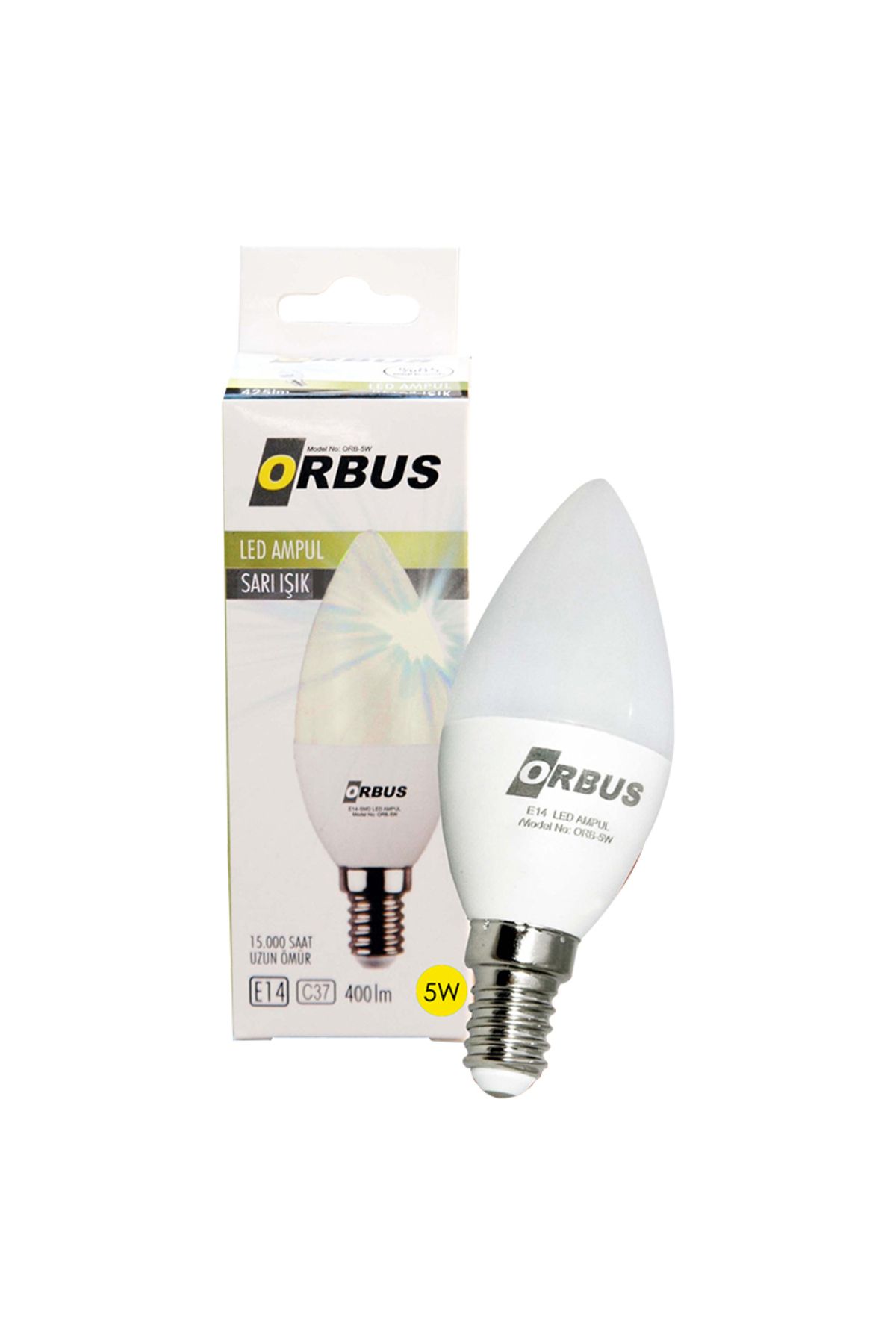 colezium 5WS C37 5 WATT E14 400 LMN SARI TASARRUFLU AMPÜL (4767)